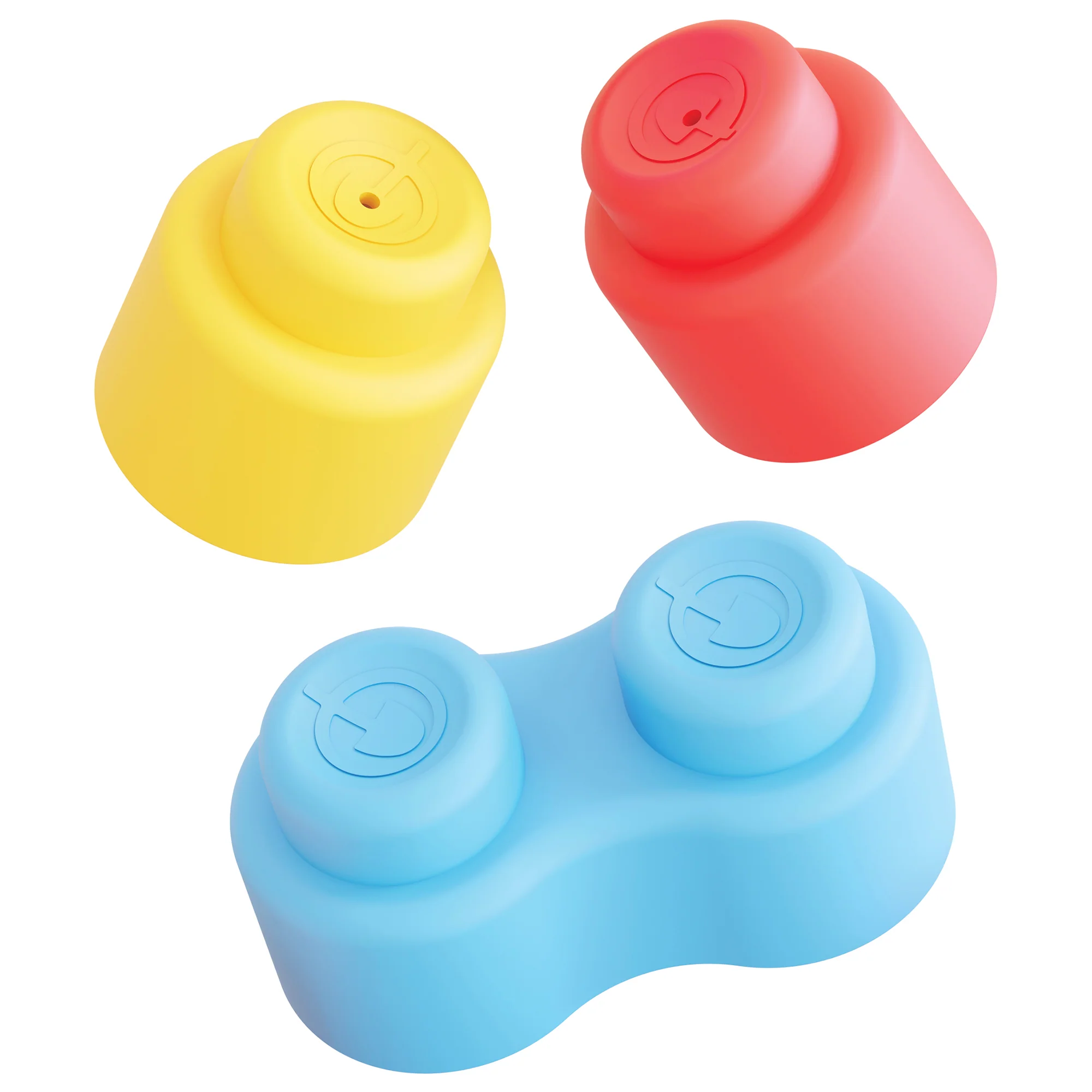 Quercetti Momy Soft - 12 Piece Colorful Blocks Set for Babies - Image 4