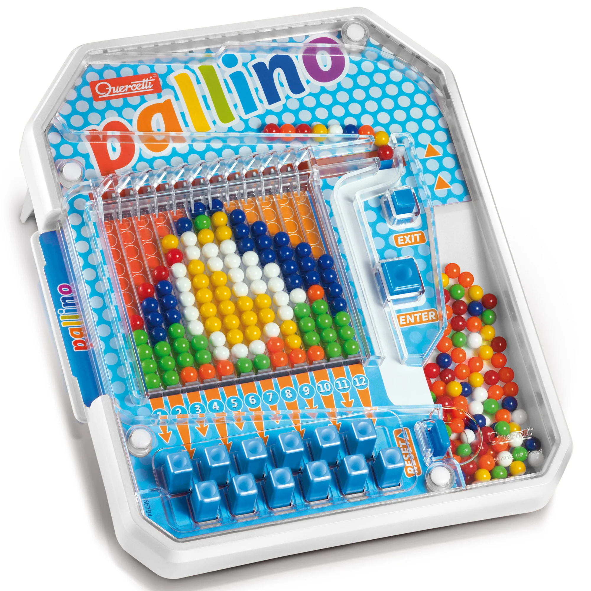 Quercetti Pallino Colorful Mosaic Game - Interactive STEM Toy with Design Cards - Image 2