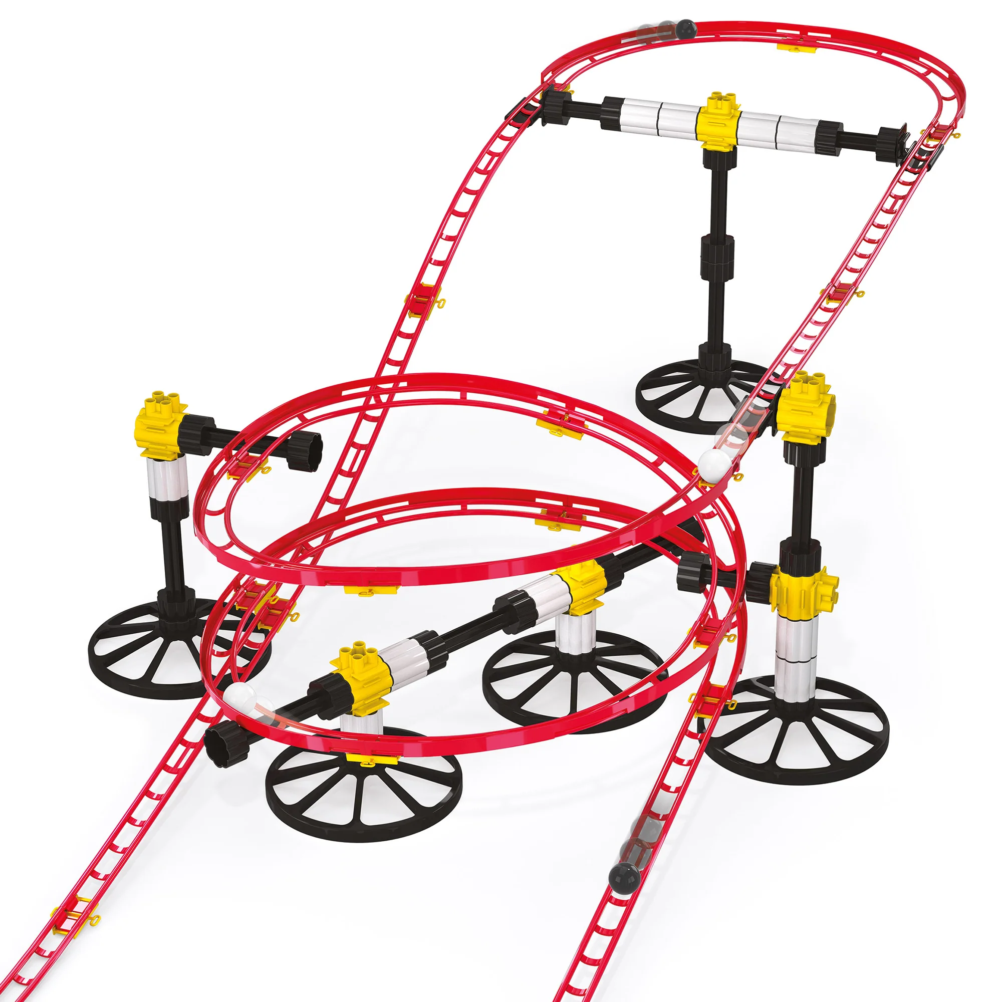 Quercetti Skyrail 150pc Mini Rollercoaster Marble Run, STEM Building Toy - Image 4