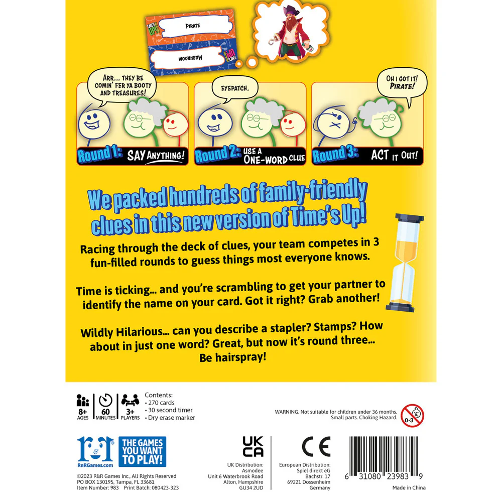 Time's Up! Family Edition - Interactive Word Guessing Card Game, Ages 8+ - Image 3