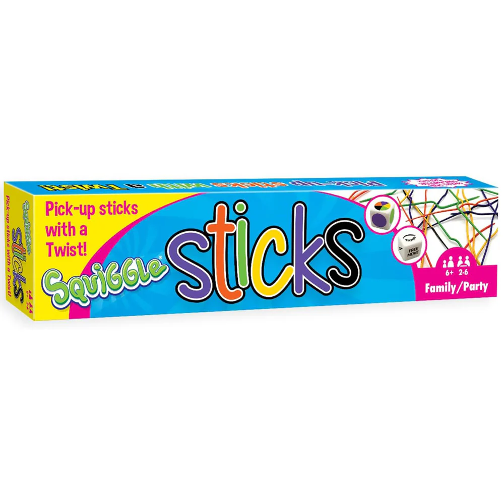 Squiggle Sticks Creative Pick-Up Game, Ages 6+, 2-6 Players