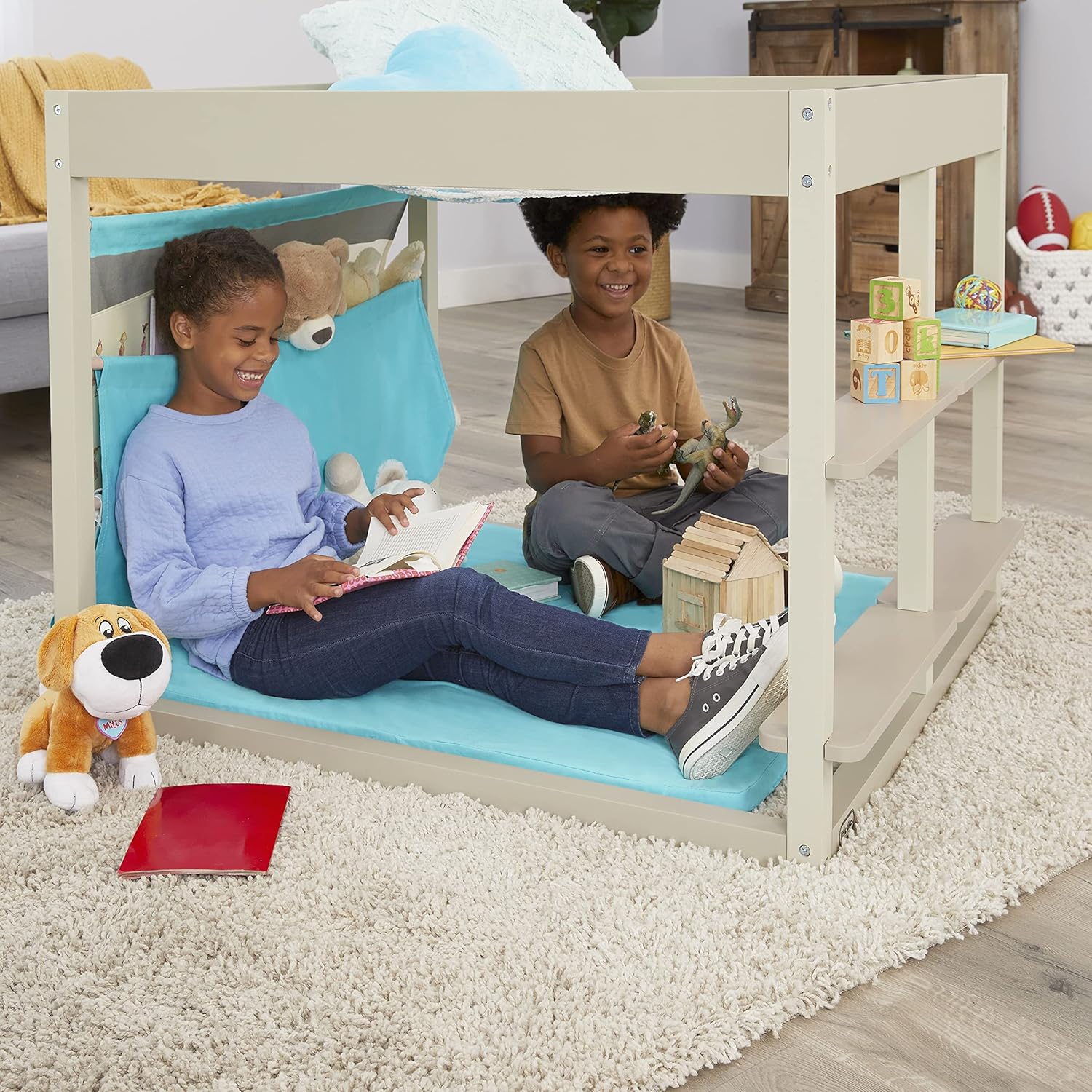 Little Tikes Read & Dream Nap Nook Cozy Kids Hideaway - Image 4