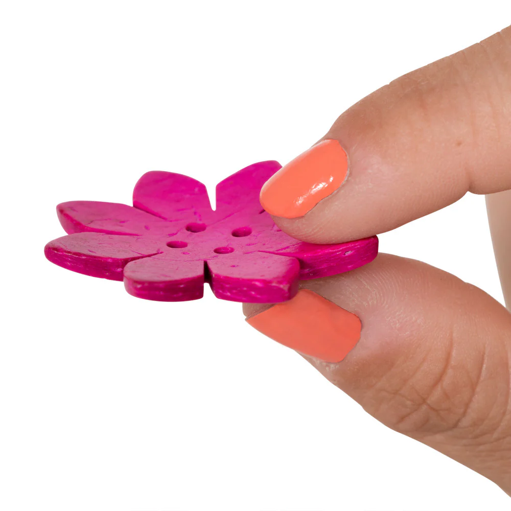 READY 2 LEARN Vibrant Coconut Flowers - Crafting and Learning - Set of 50 - Image 5