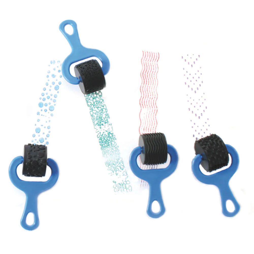 READY 2 LEARN Creative Rollers Paint & Clay Set - 4 Patterned Explorers - Image 2