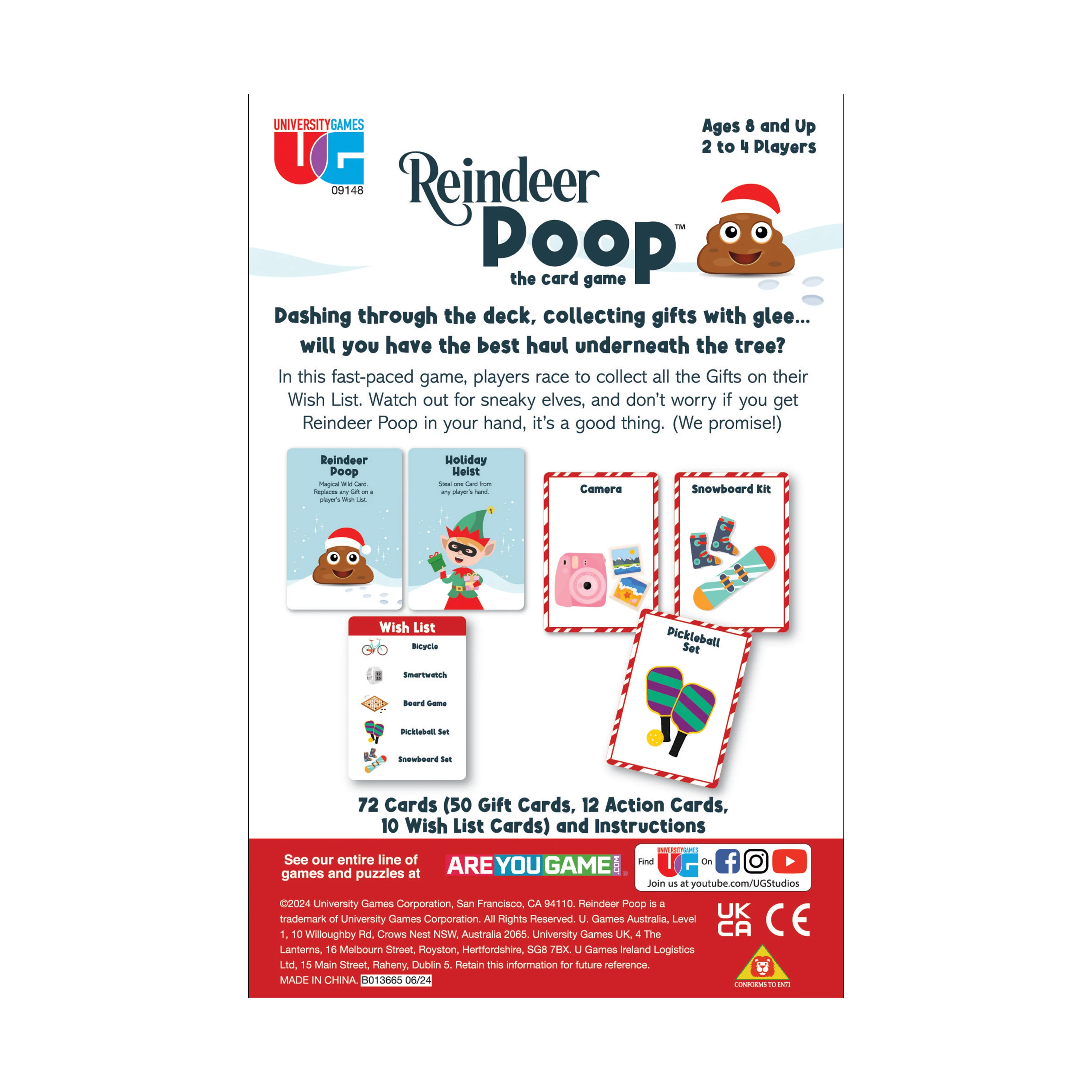 Reindeer Poop Festive Family Card Game - Image 3