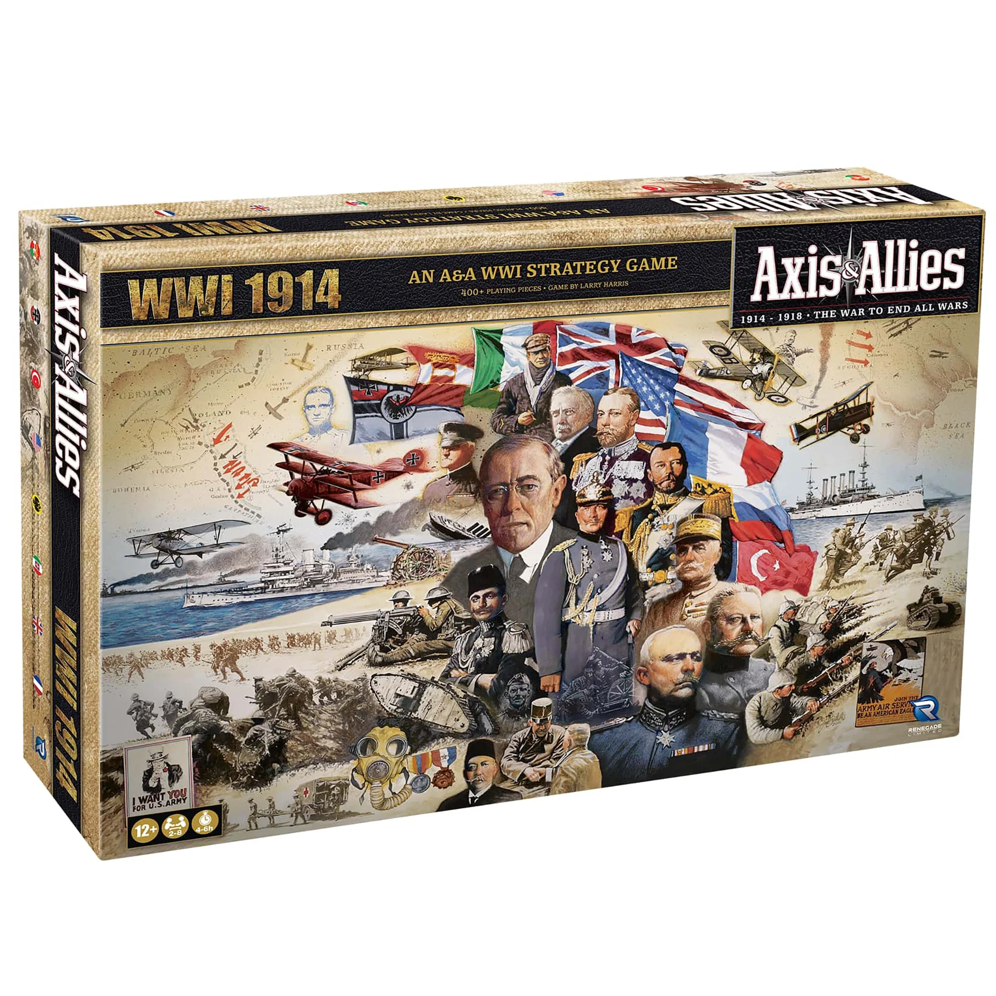 Axis & Allies WWI 1914 Upgraded Board Game by Renegade Game Studios