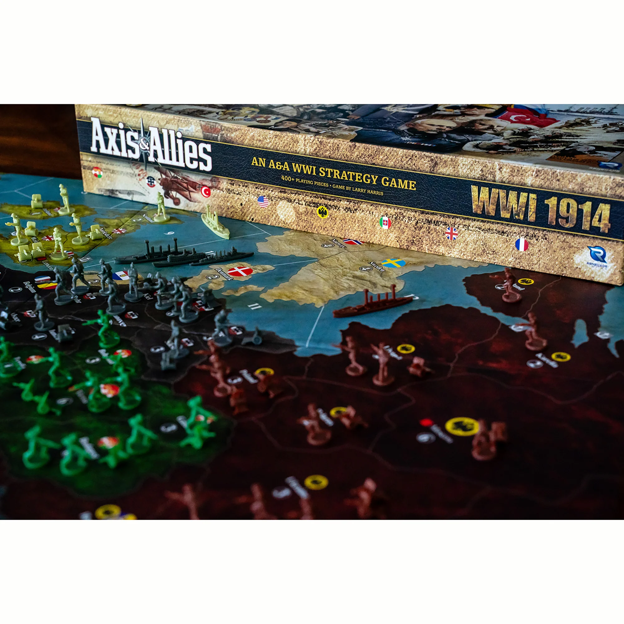 Axis & Allies WWI 1914 Upgraded Board Game by Renegade Game Studios - Image 4