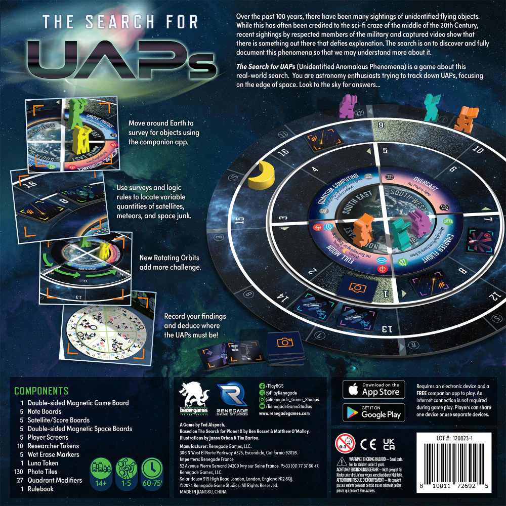 Renegade Games Studios: The Search For UAPs Strategy Board Game - Image 2