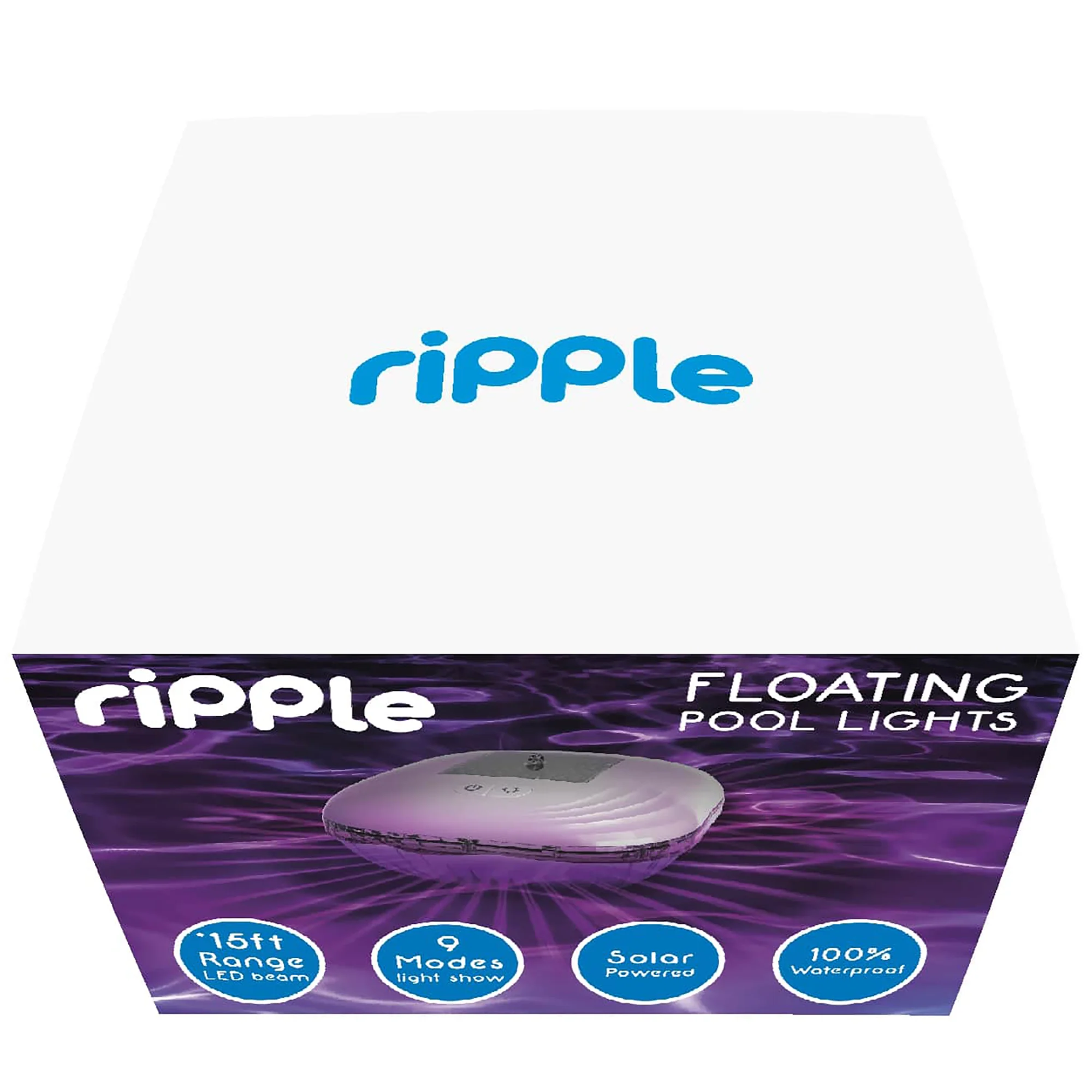 RIPPLE Solar-Powered Floating Pool Lights - Color Changing LED with 9 Modes - Image 5