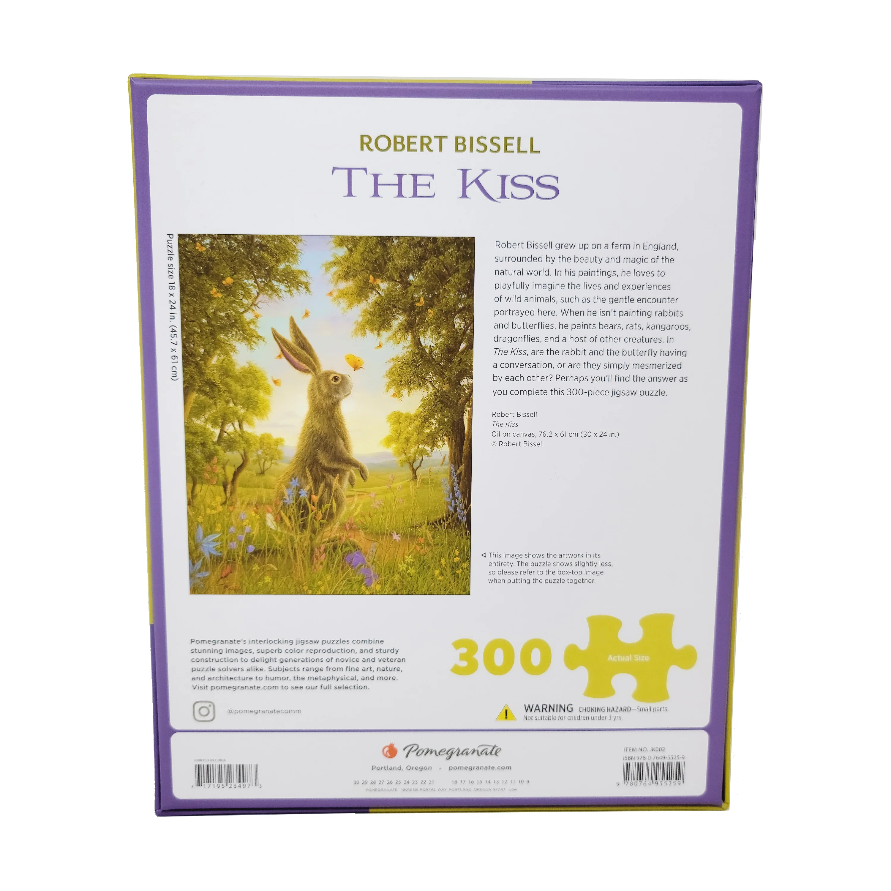 Pomegranate Robert Bissell The Kiss 300 pc Puzzle - Image 4