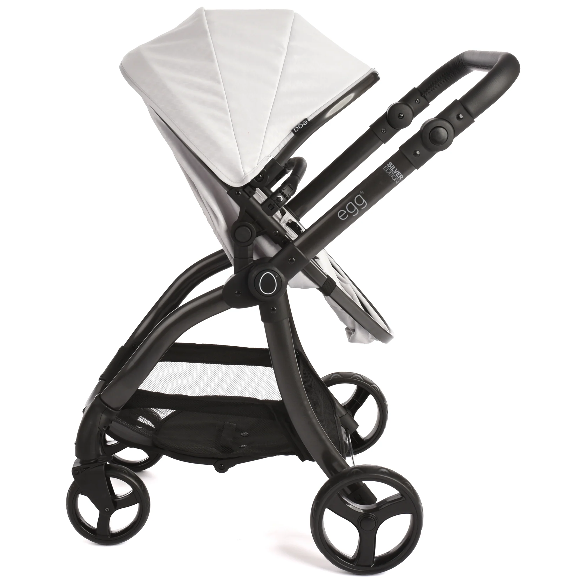Roma Egg Doll Pram 2-in-1 Convertible Stroller With Adjustable Handle - Image 3