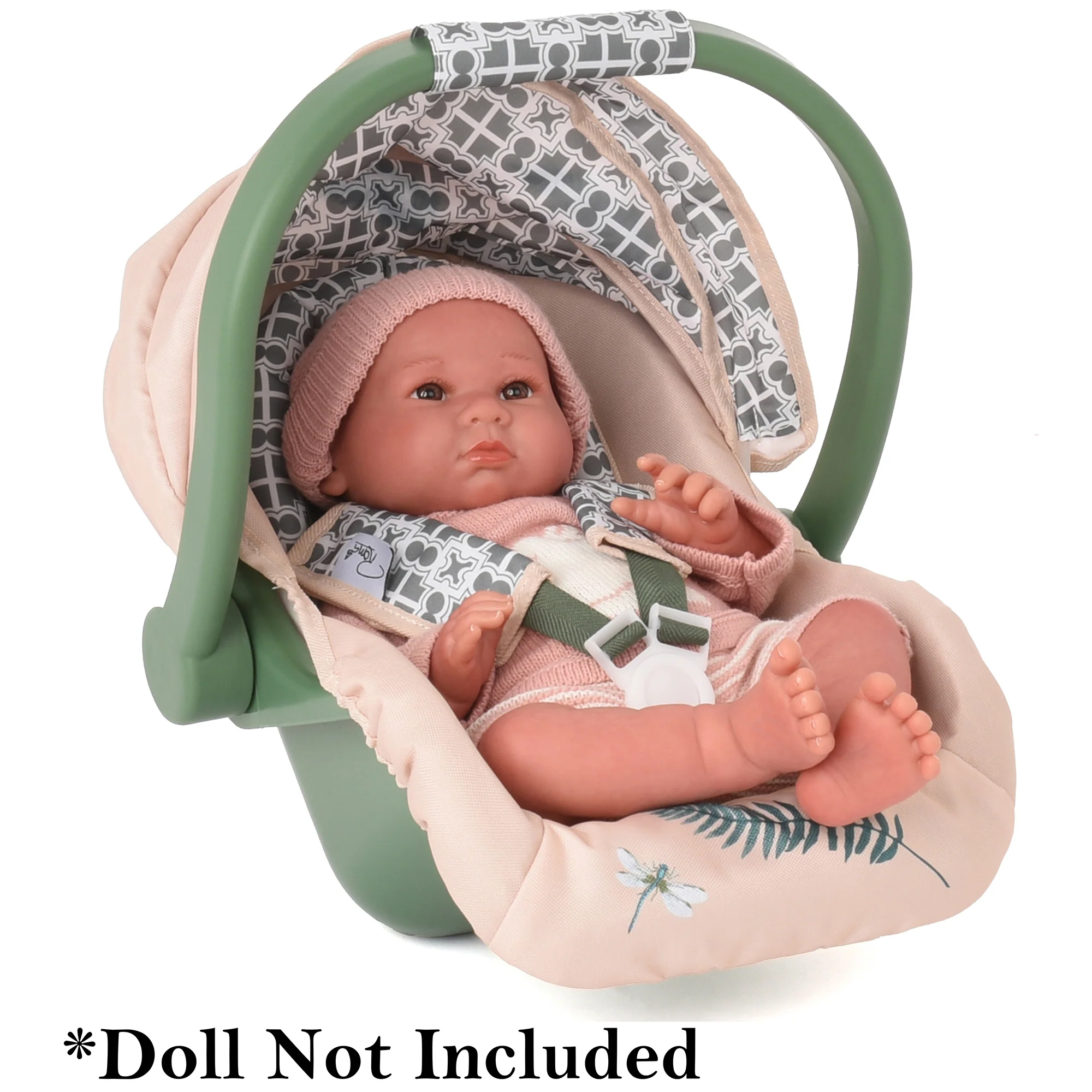 Roma RHS Fern Doll Car Seat With Adjustable Canopy And Harness - Image 3