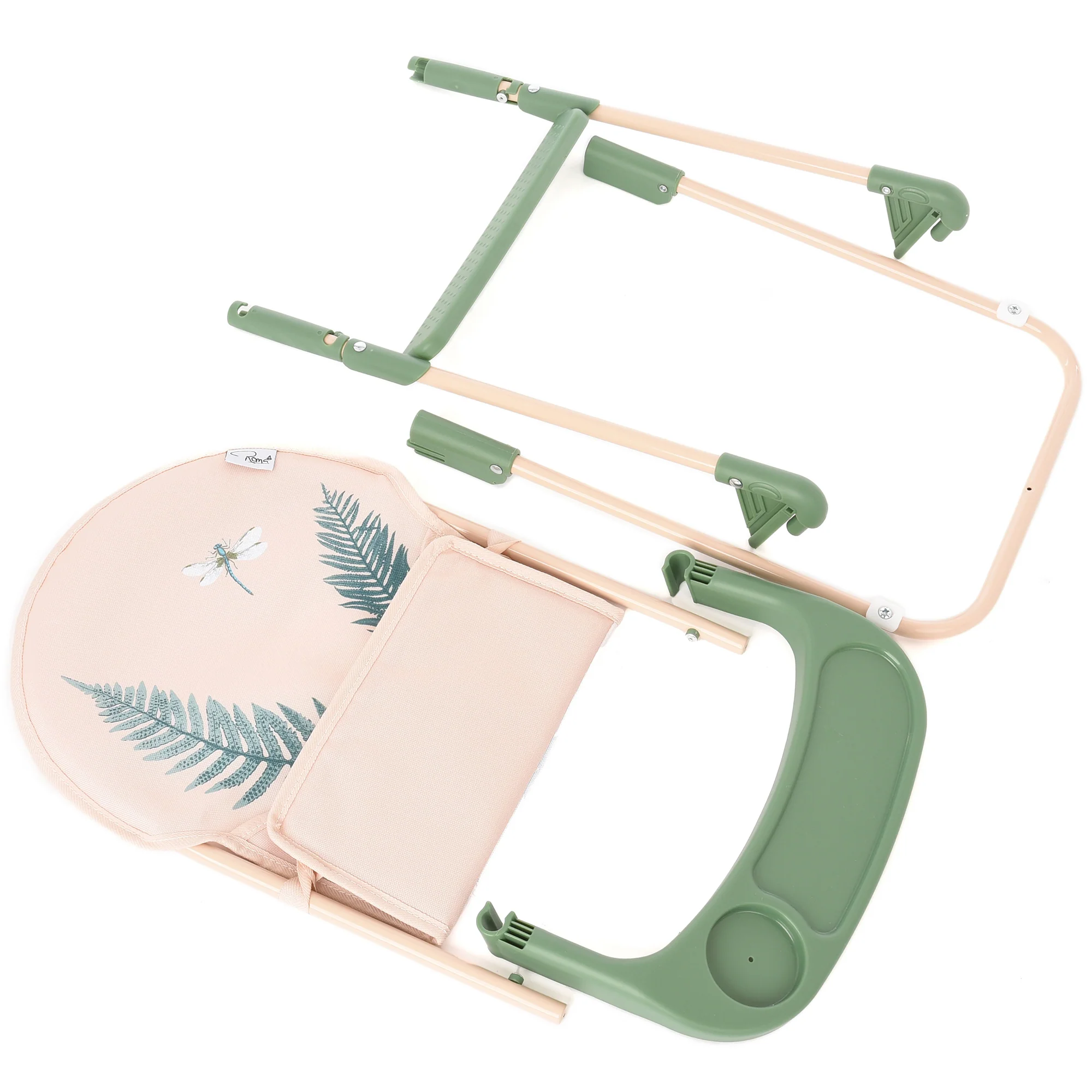 Roma RHS Doll High Chair With Feeding Tray - Fern - Image 3