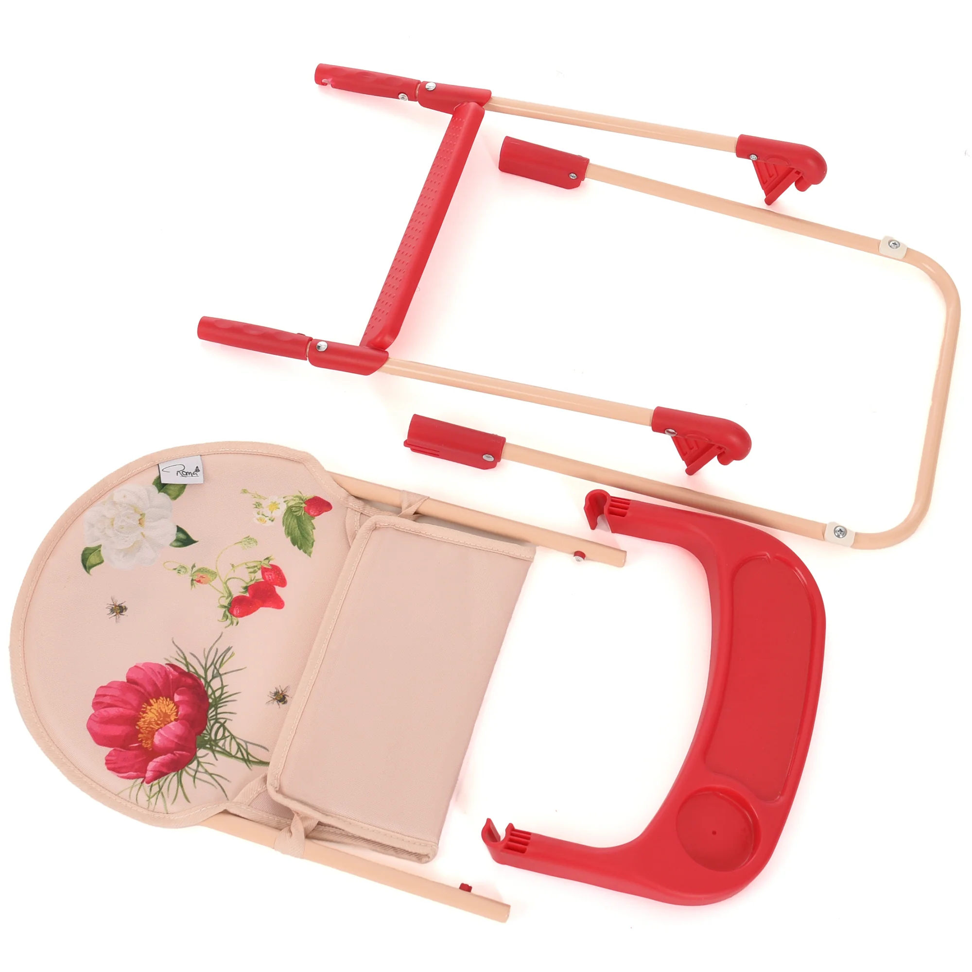 Roma RHS Flora Doll High Chair With Feeding Tray - Image 3