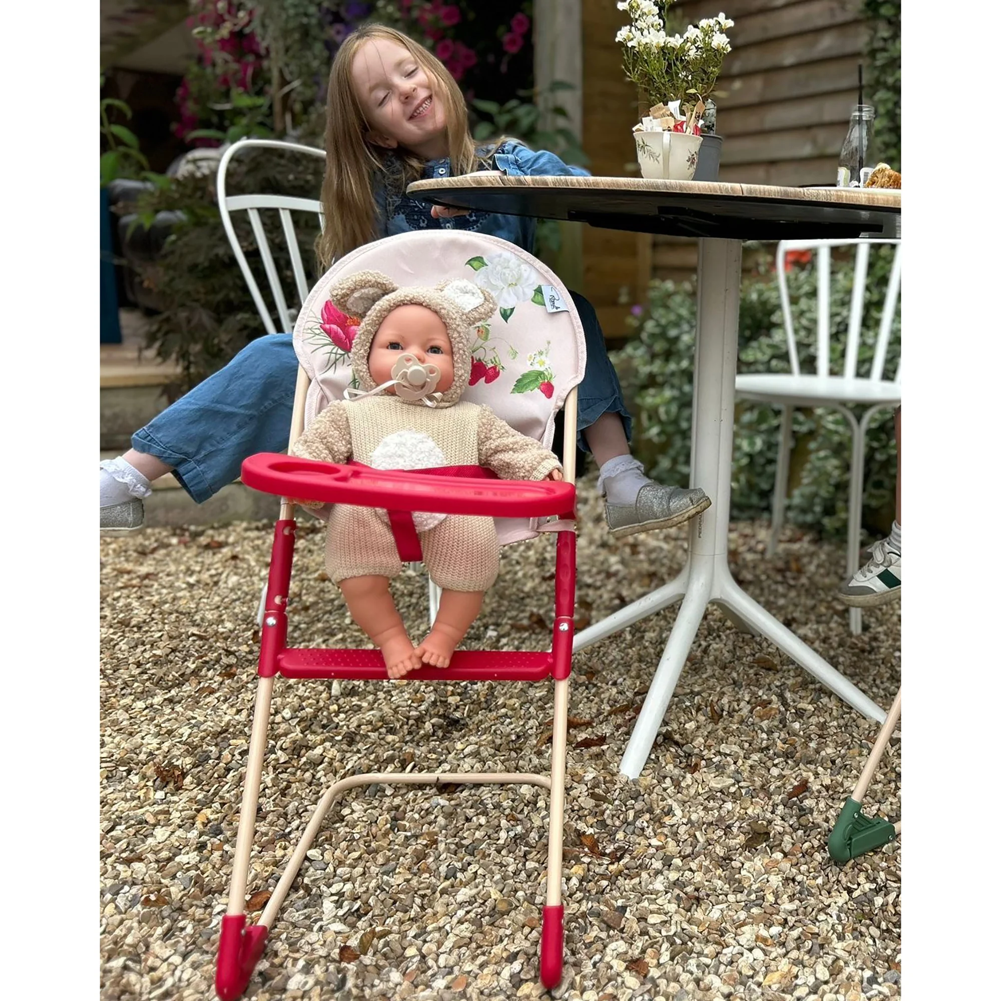Roma RHS Flora Doll High Chair With Feeding Tray - Image 4