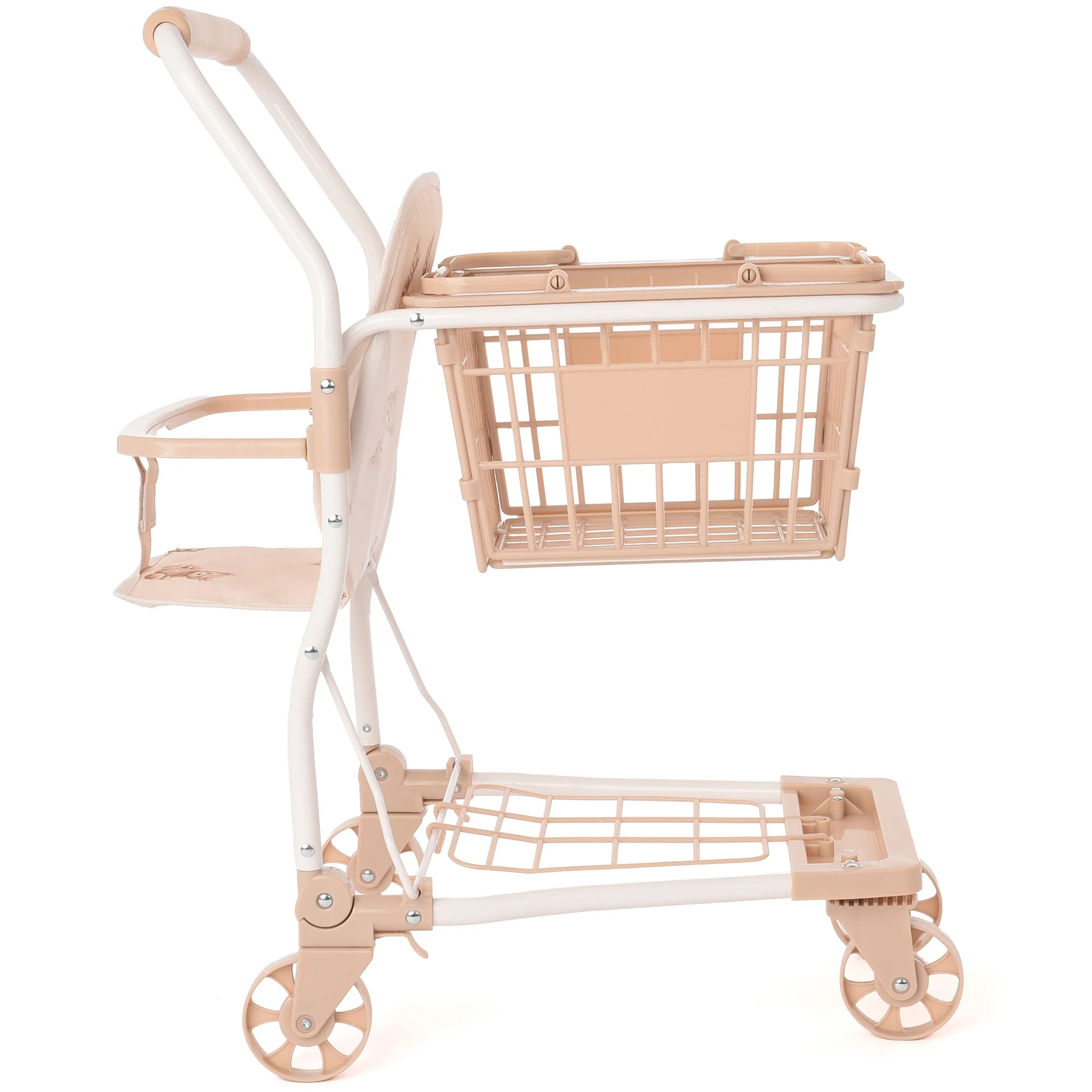Roma Teddy Shopping Trolley With Removable Basket And Doll Seat - Image 4
