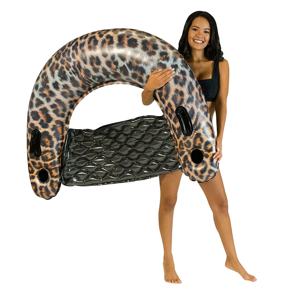 PoolCandy Safari Collection Jumbo Sun Chair - Leopard Print