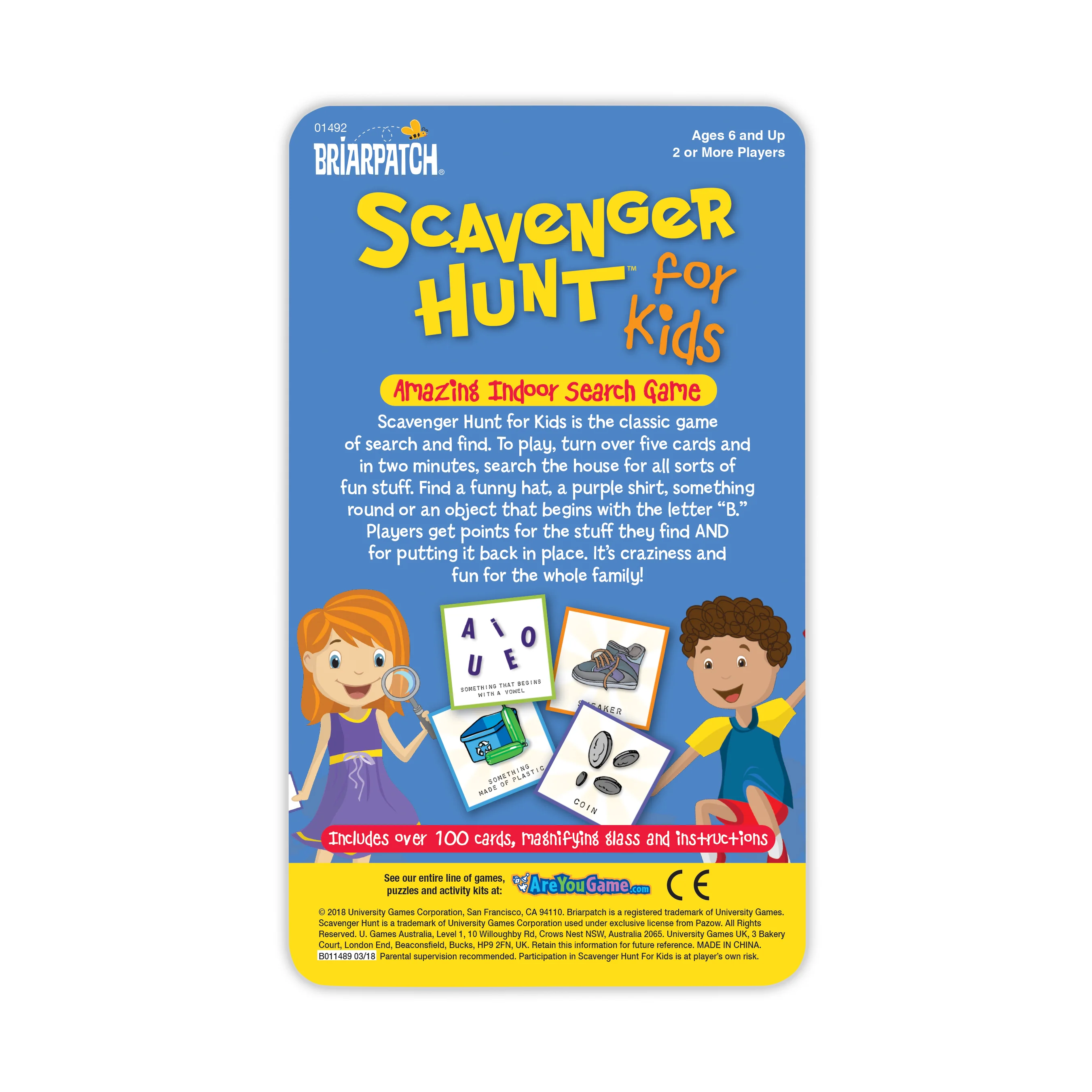 Scavenger Hunt for Kids Family Card Game in a Tin - Image 2