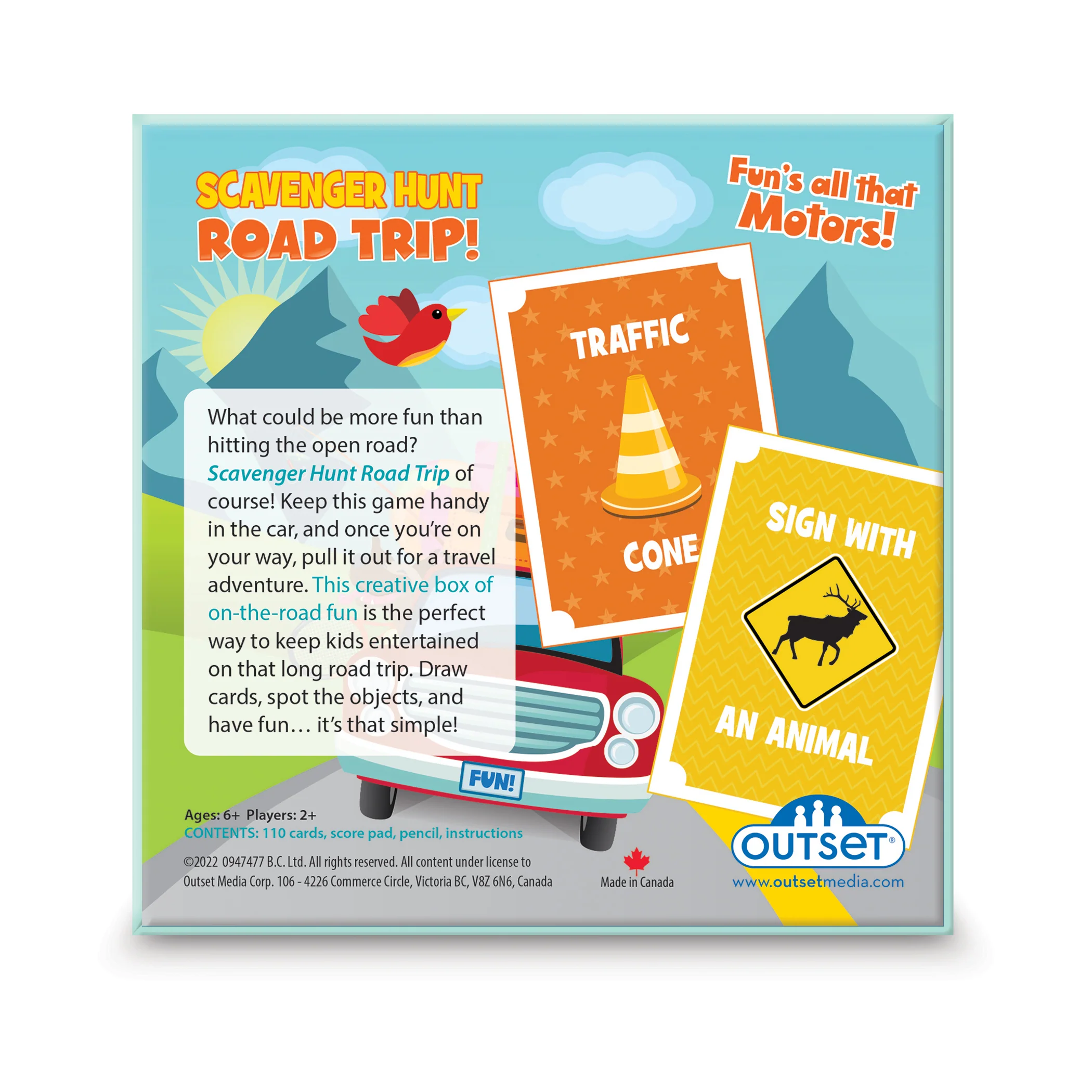 Scavenger Hunt Road Trip! Family Card Game - Image 3