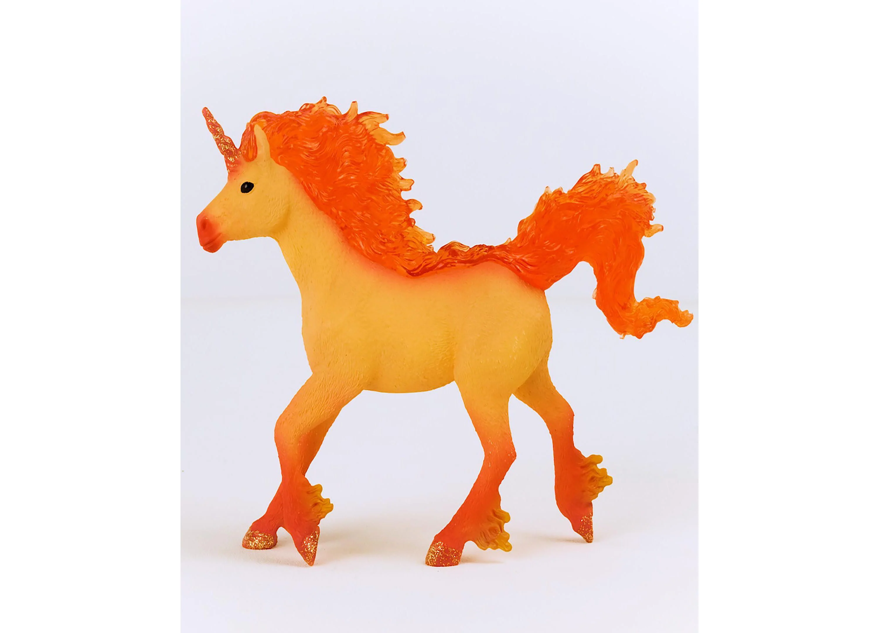 Schleich Bayala Elementa Fire Unicorn Stallion 5.7 inch Magical Figurine - Image 3