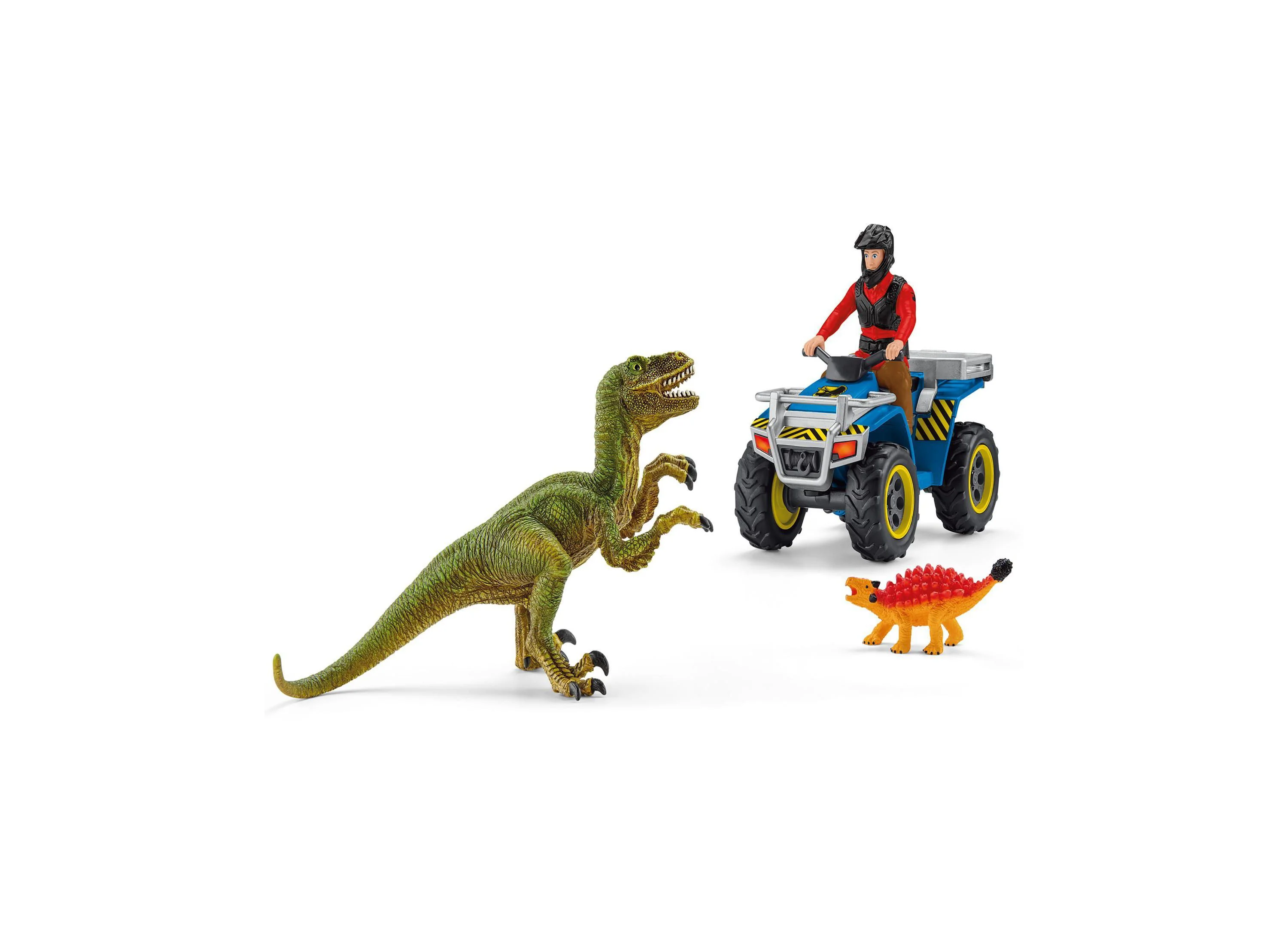 Schleich Dinosaurs Quad Escape from Velociraptor Playset - Image 3