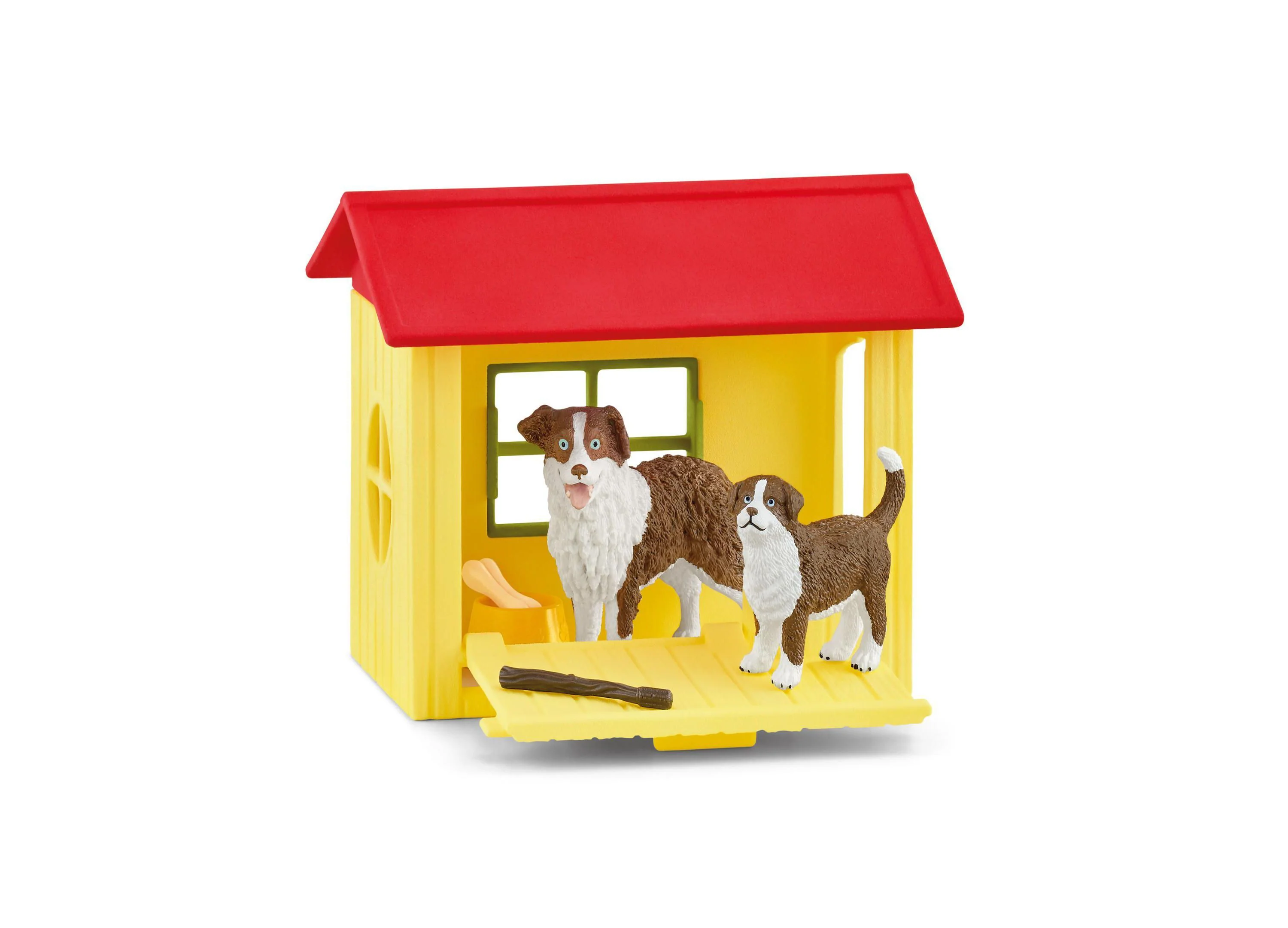 Schleich Farm World Australian Shepherd Dog House Playset, 9-Piece Set - Image 5