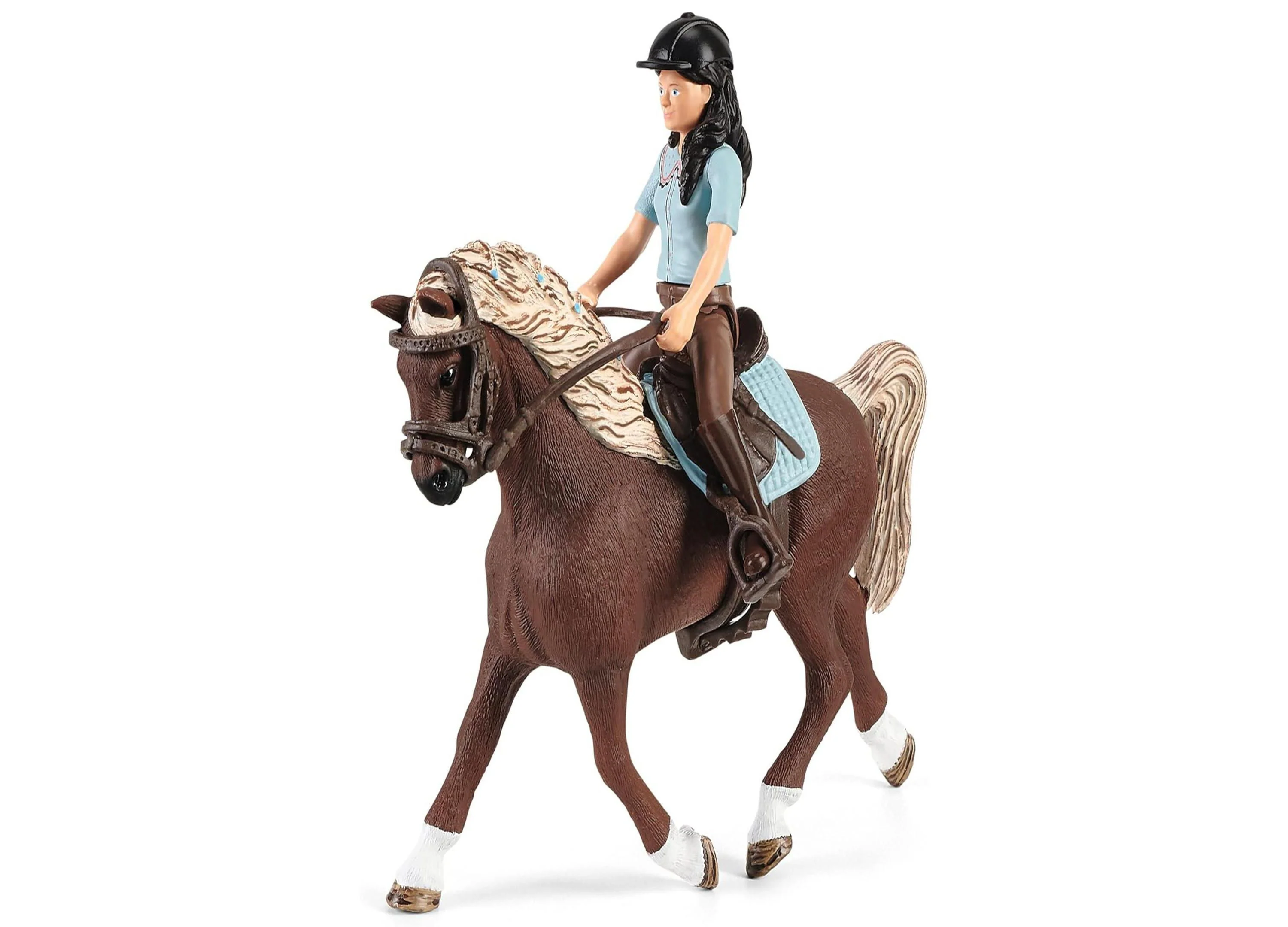 Schleich Horse Club Emily & Luna Horse Washing Station Playset, 19 Pieces - Image 3