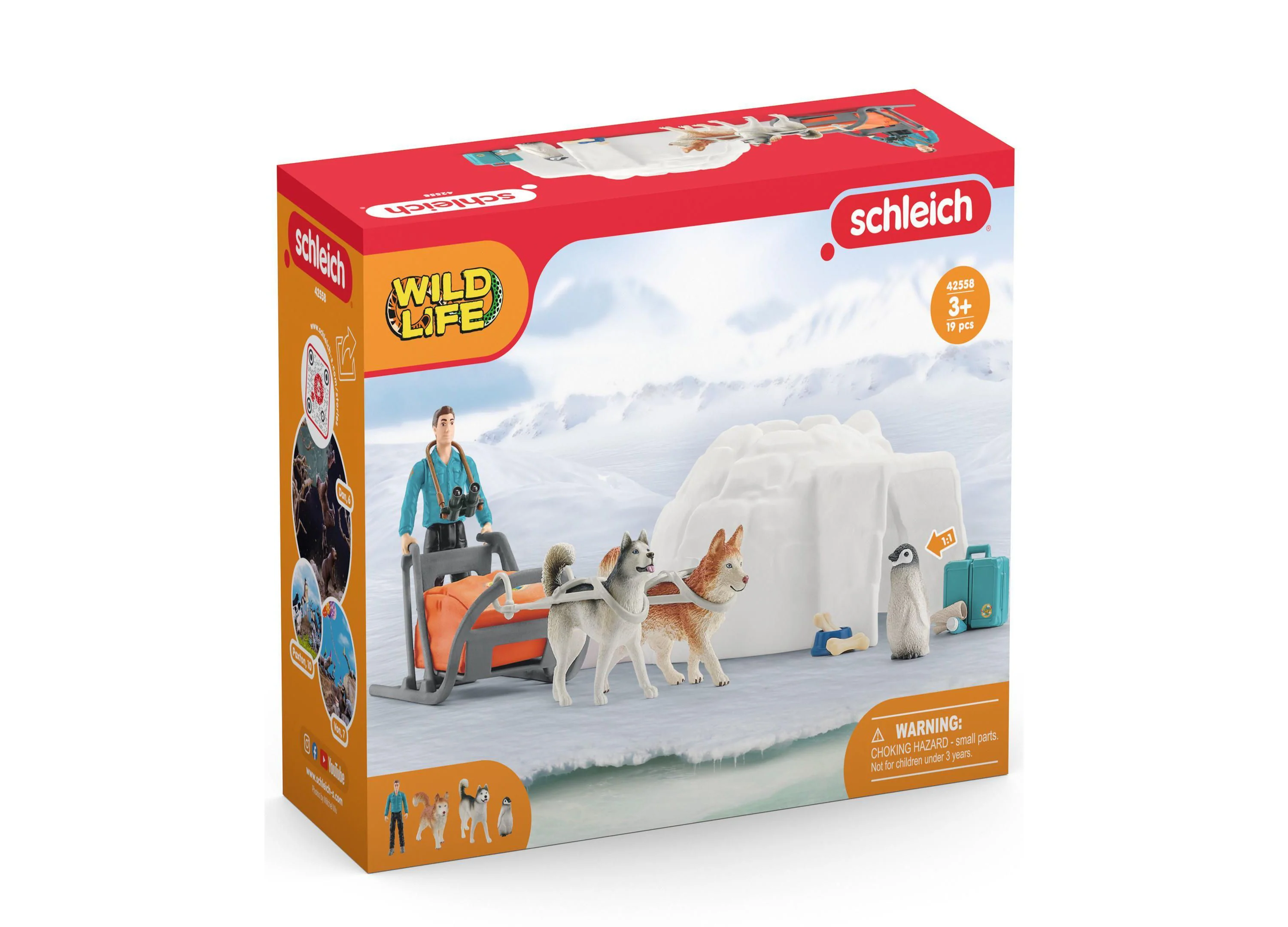 Schleich Wild Life: Antarctic Expedition 19-Piece Playset - Image 7