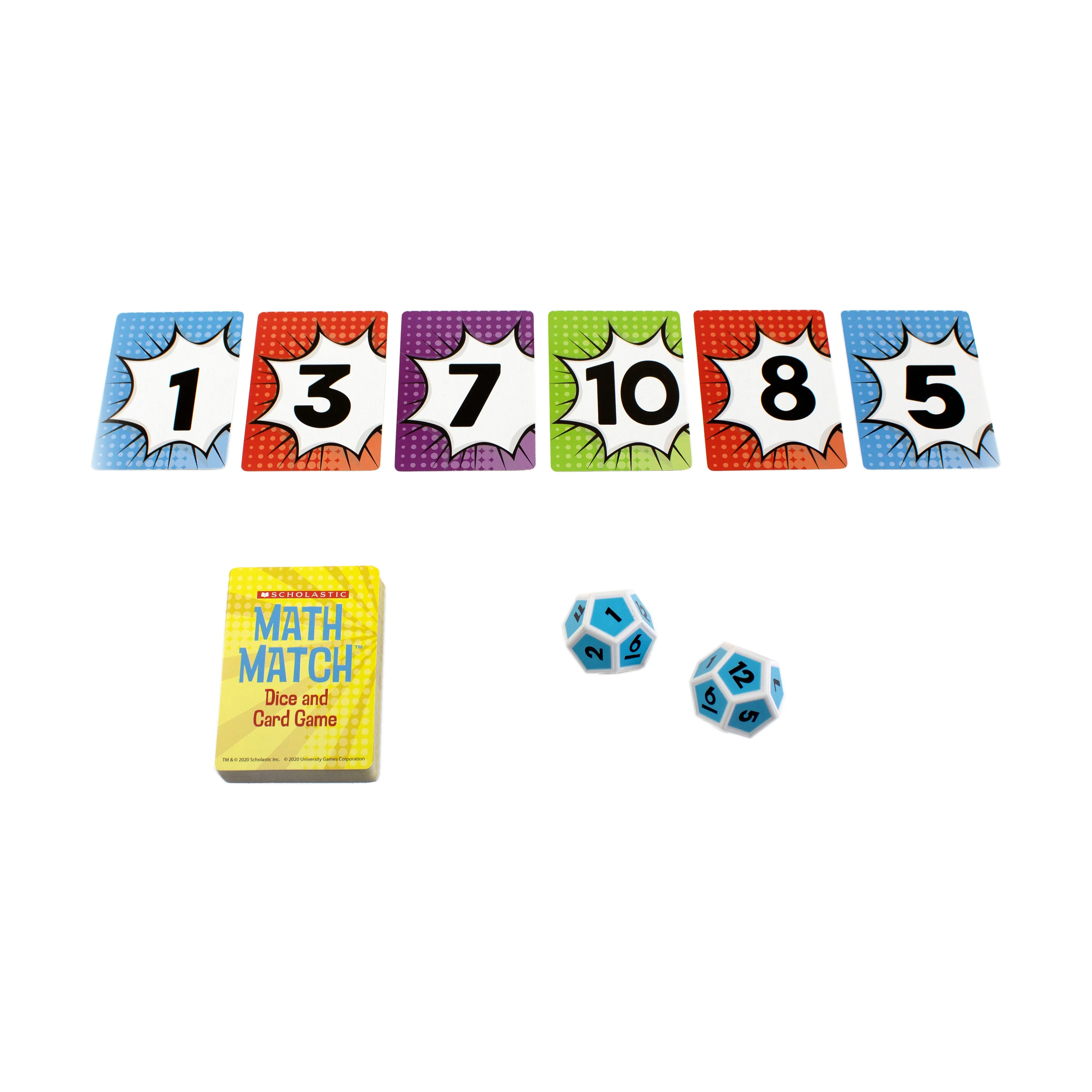 Scholastic Math Match Dice and Card Game - Educational Fun for Ages 6+ - Image 4