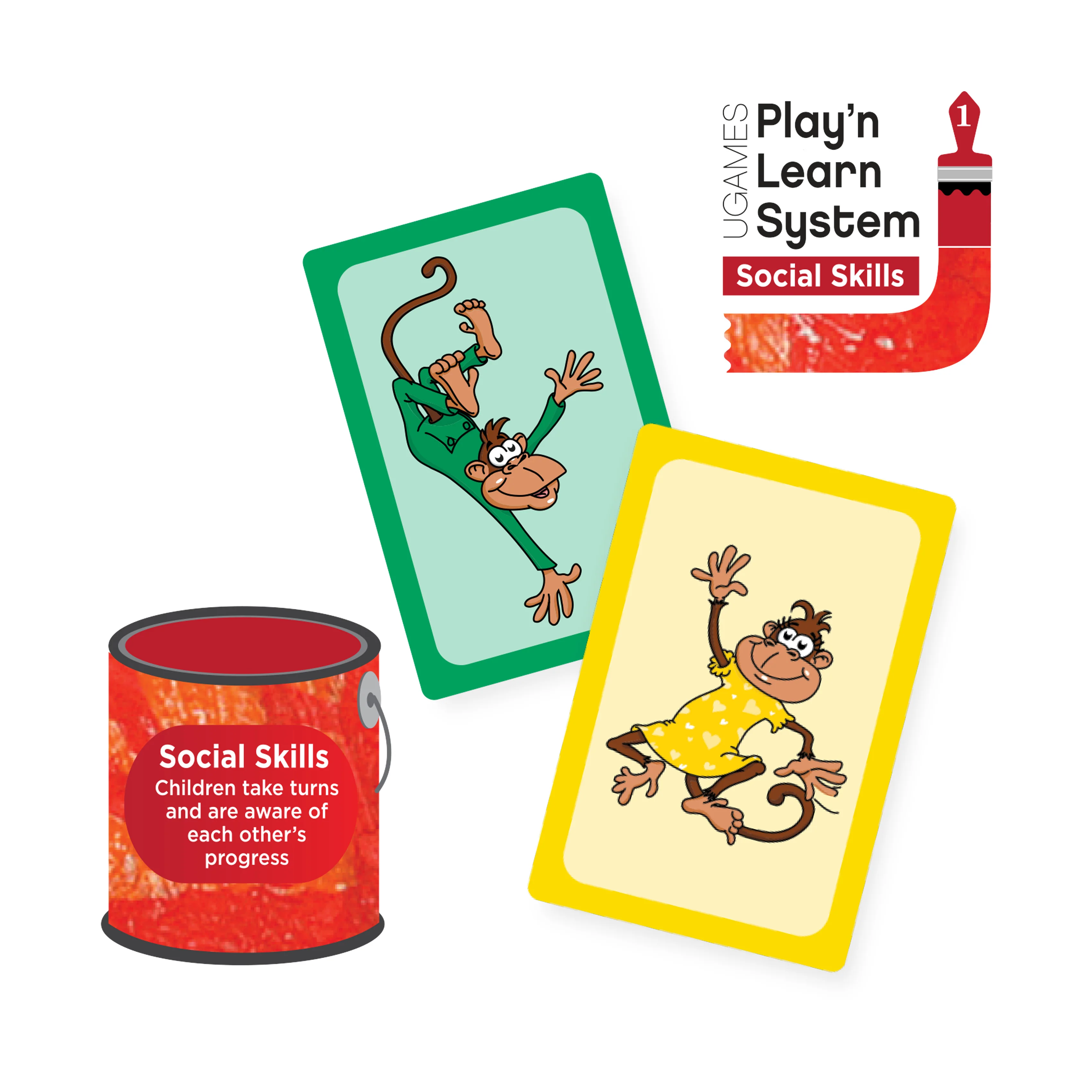 Scholastic Monkeys Jumping on the Bed Color Matching Game - Image 5