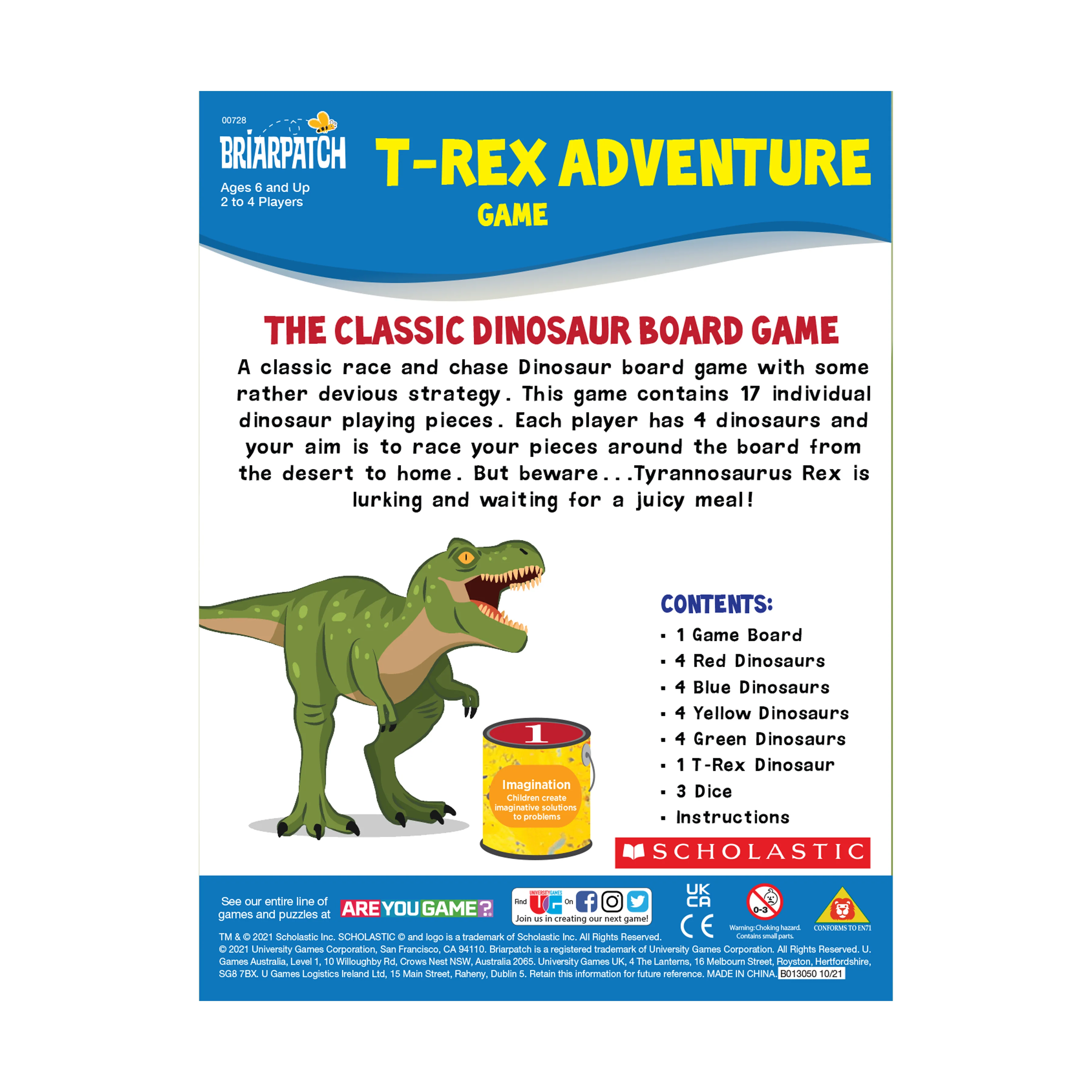 Scholastic T-Rex Adventure Strategy Board Game - Image 3