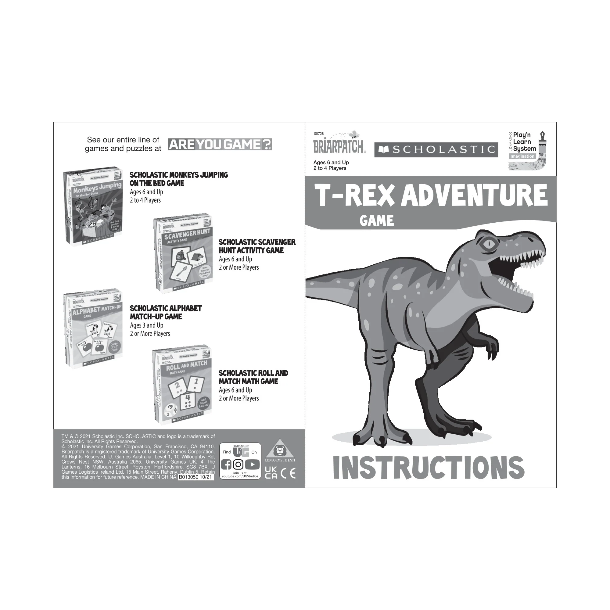 Scholastic T-Rex Adventure Strategy Board Game - Image 5