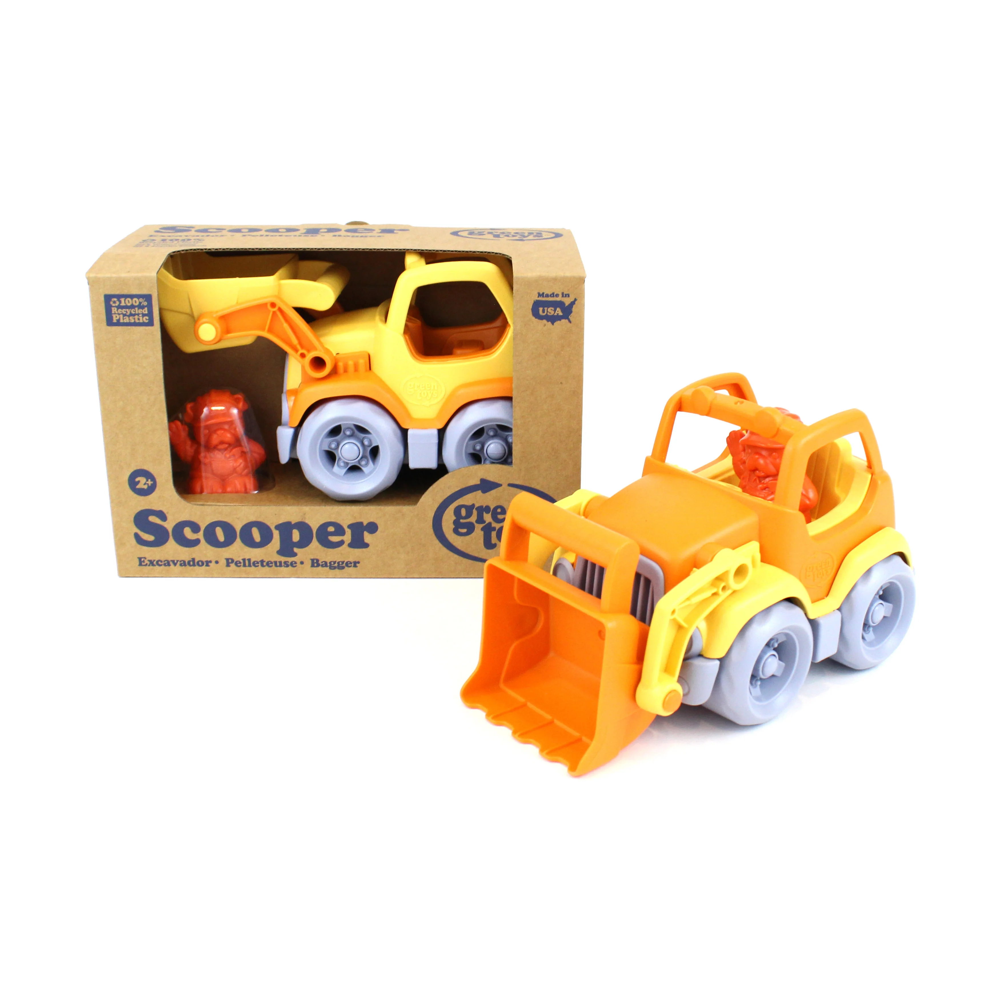 Green Toys Eco-Friendly Scooper Construction Truck - Image 3