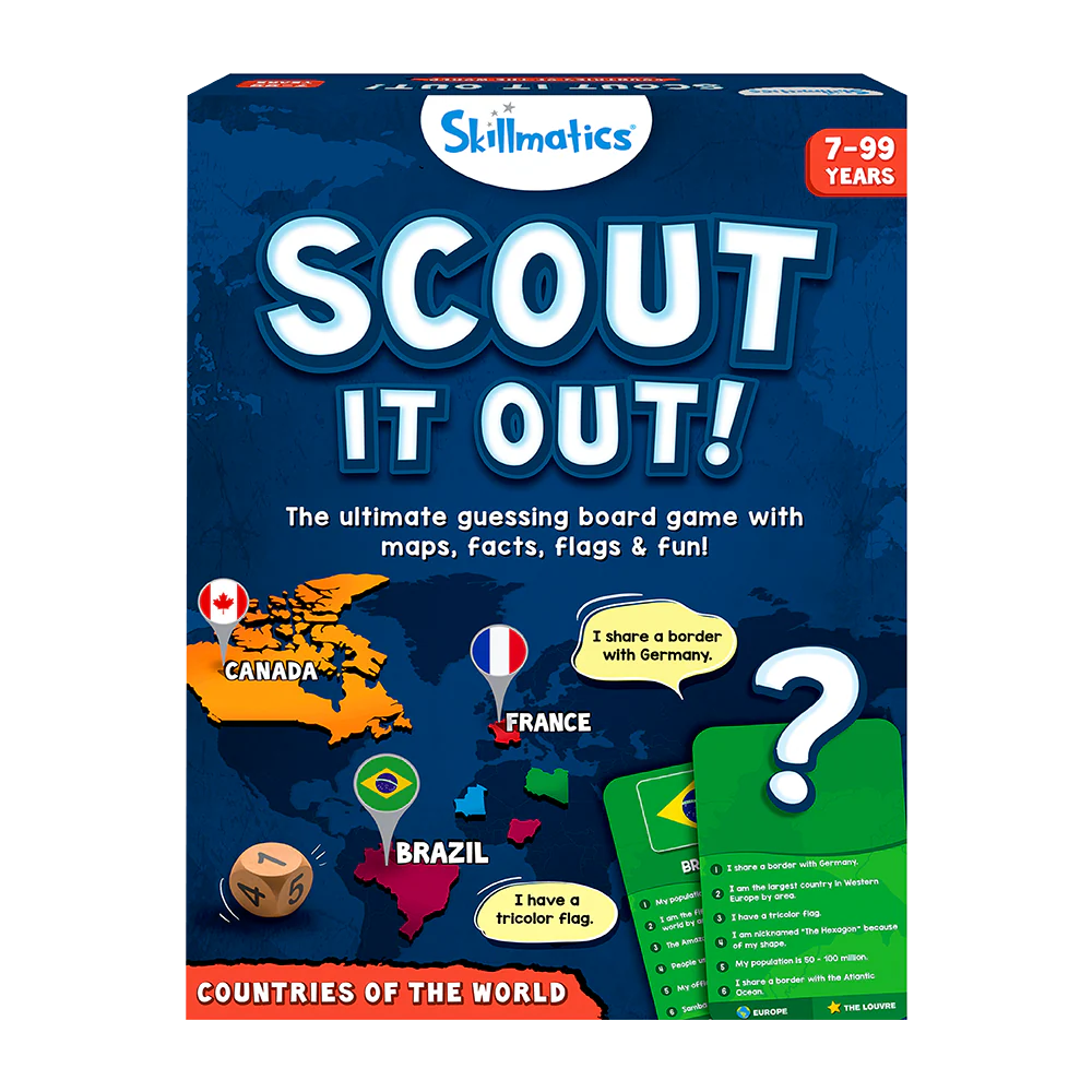Scout It Out Countries Educational Board Game
