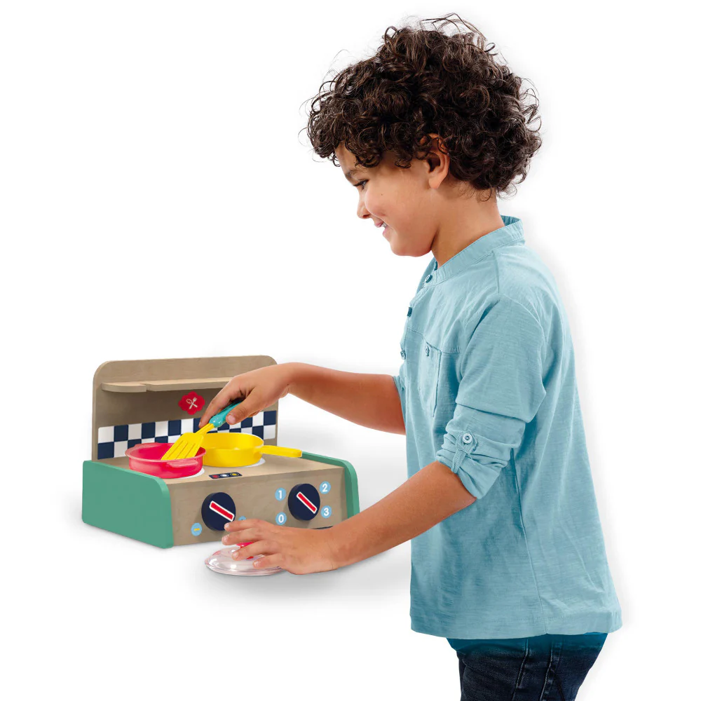 SES Creative Wooden Kitchen Play Set - 16-Piece Pretend Play Collection - Image 2