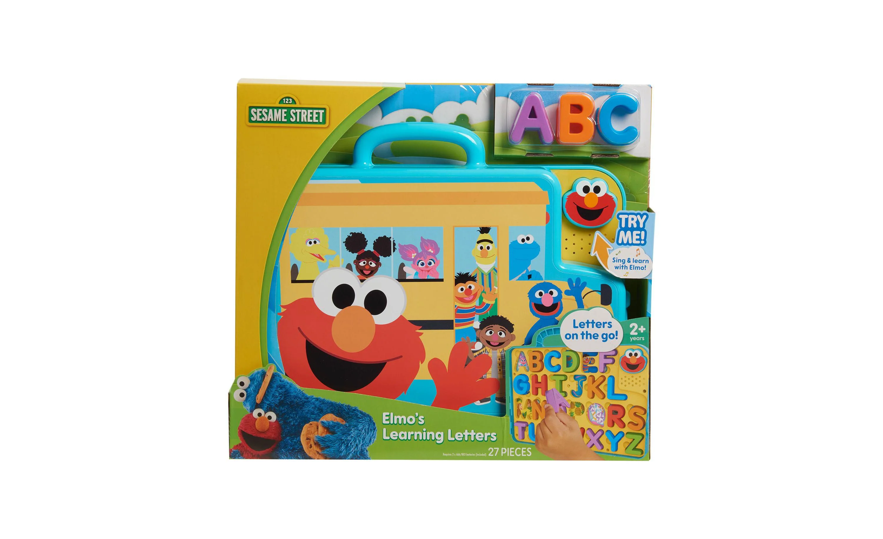 Sesame Street Elmo's Learning Letters Bus - Interactive ABCs Activity Board - Image 3
