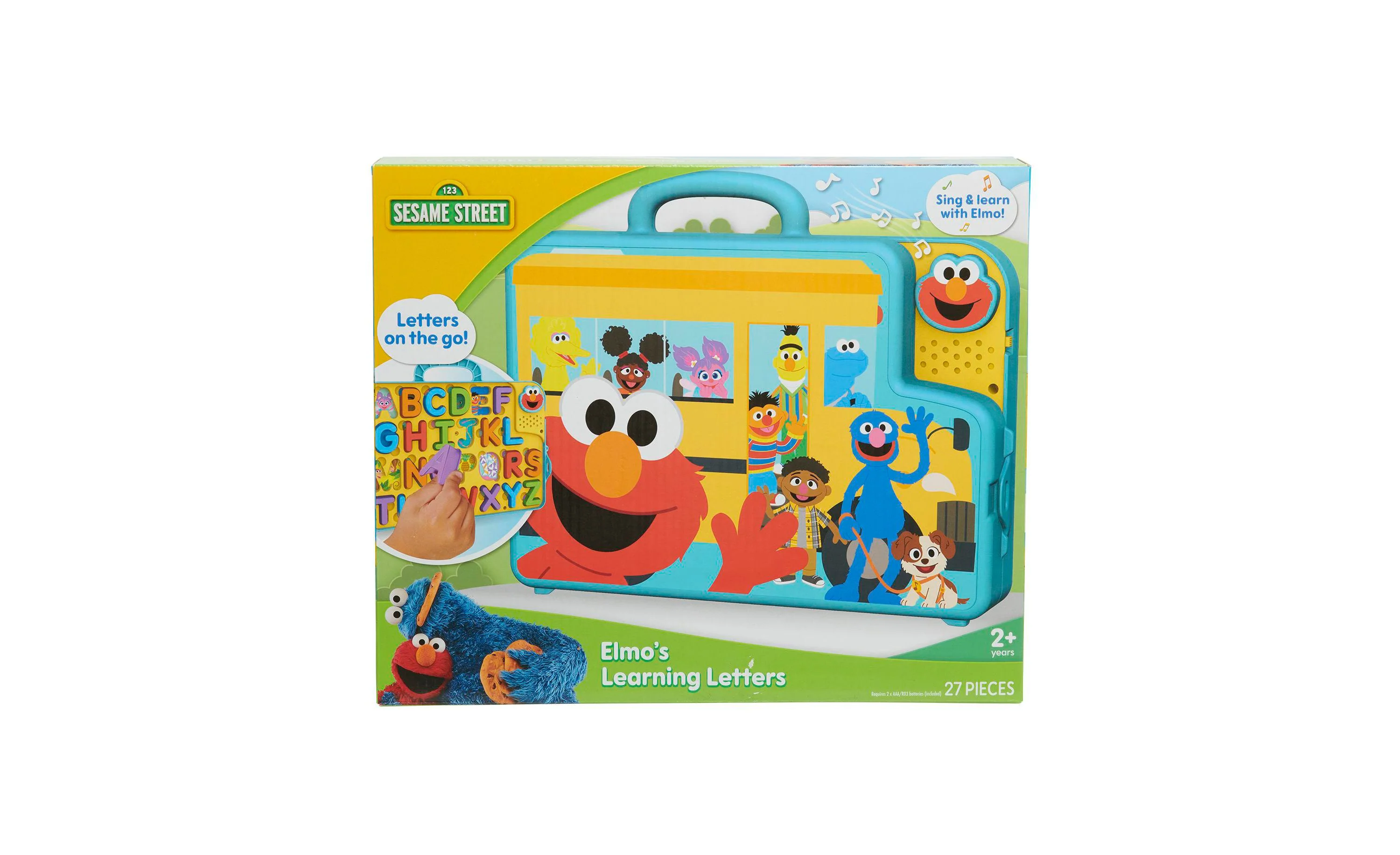 Sesame Street Elmo's Learning Letters Bus - Interactive ABCs Activity Board - Image 4