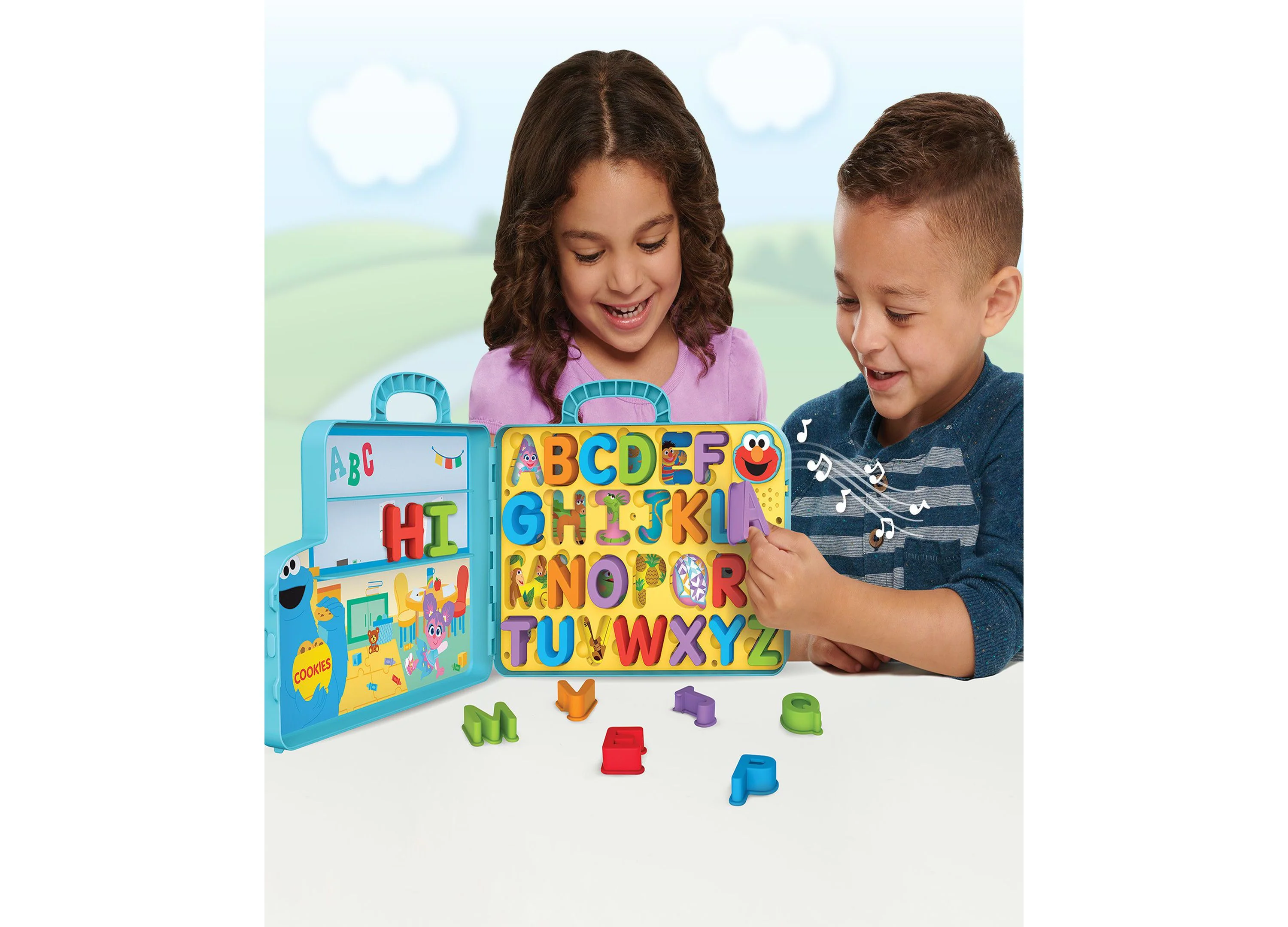 Sesame Street Elmo's Learning Letters Bus - Interactive ABCs Activity Board - Image 6