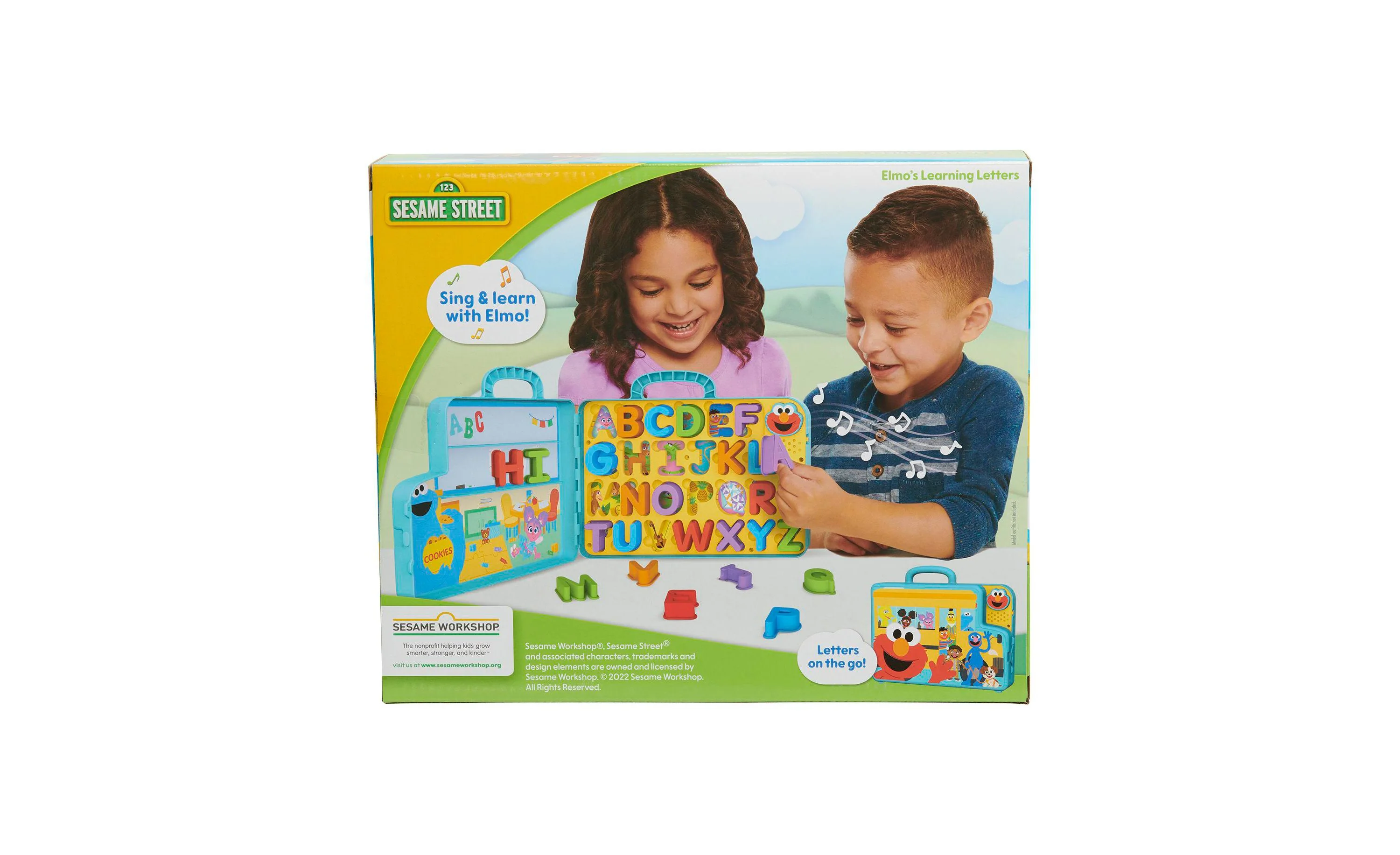 Sesame Street Elmo's Learning Letters Bus - Interactive ABCs Activity Board - Image 8
