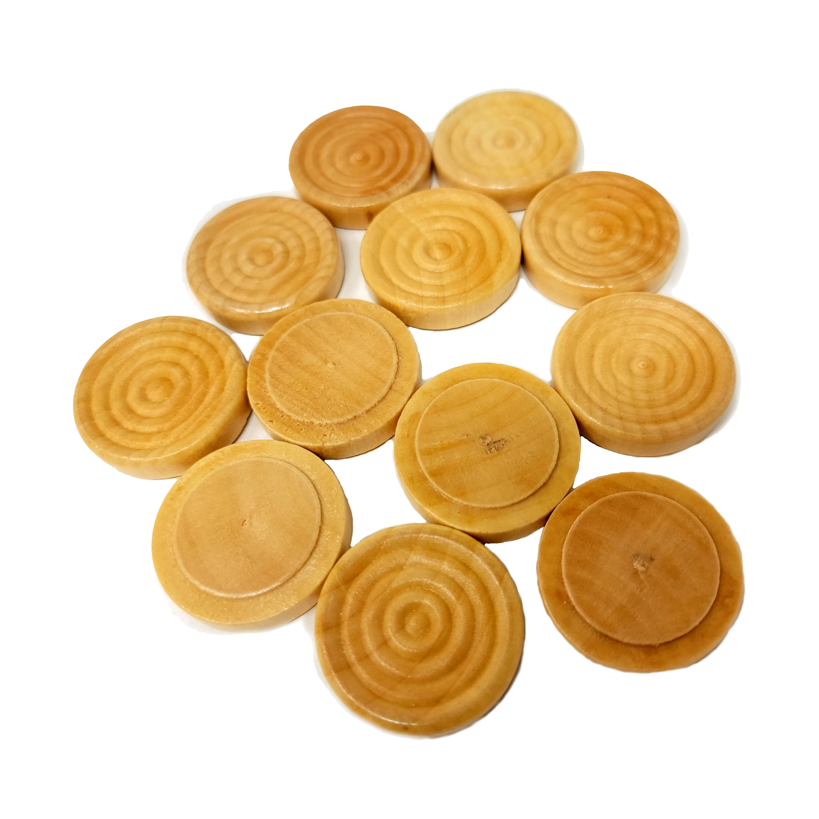 Royal Rumble 24-Set Stackable Wood Grooved Checkers, 1.5 Inch - Image 4