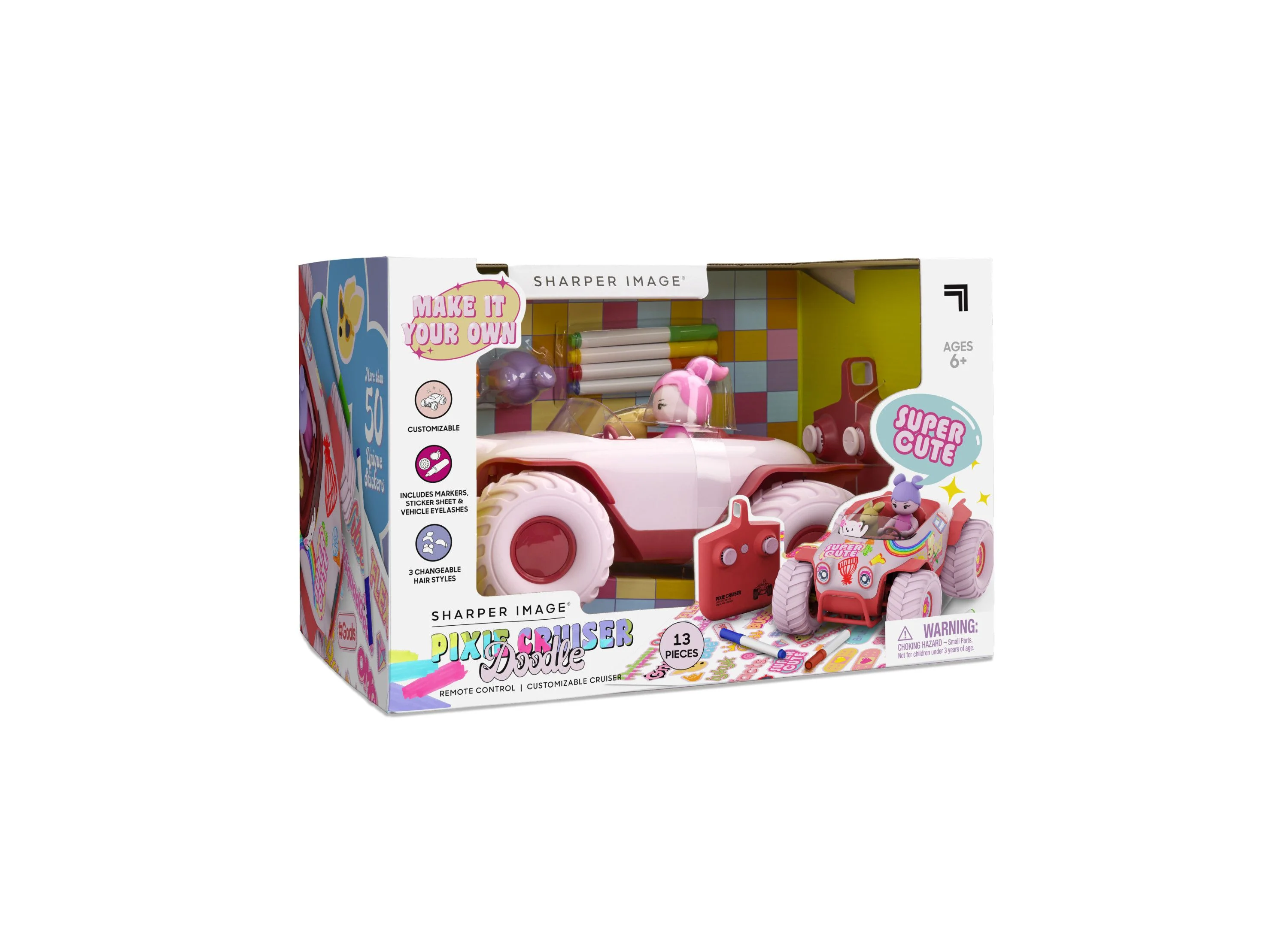 Sharper Image Remote Control Pixie Cruiser Doodle - Customizable Canvas - Image 4