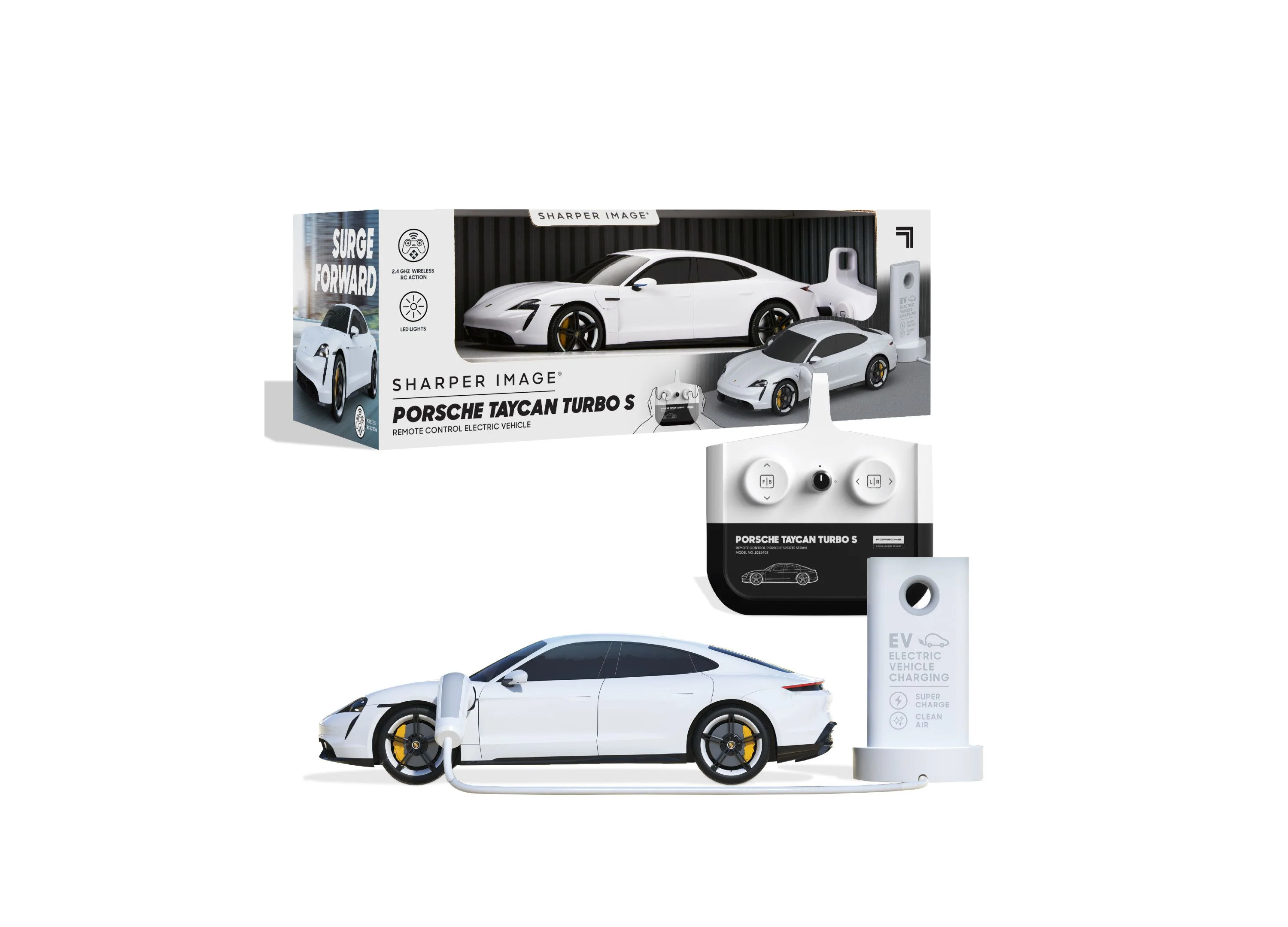 Sharper Image Porsche Taycan Turbo S 1:20 Scale Remote Control Electric Car