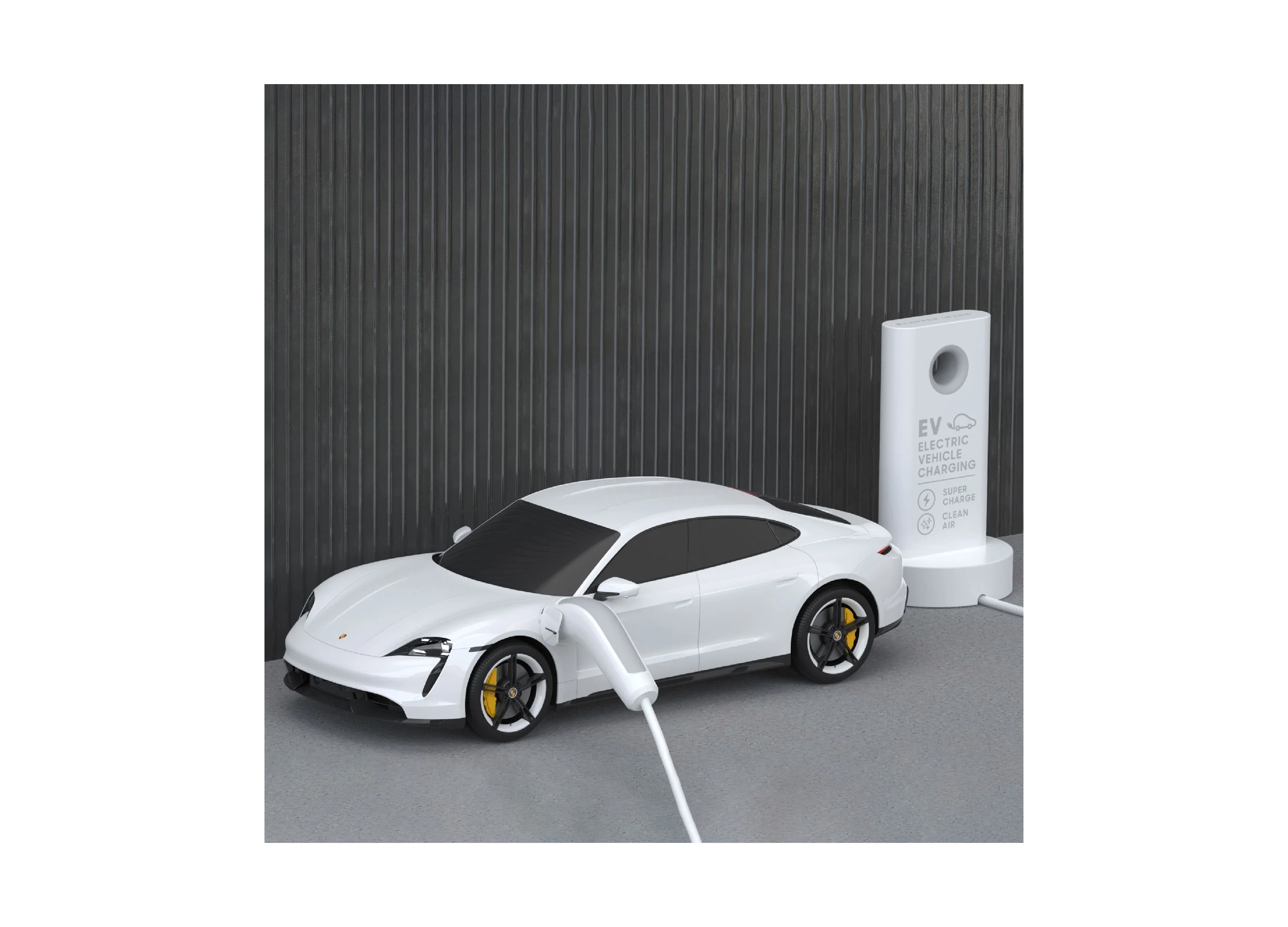 Sharper Image Porsche Taycan Turbo S 1:20 Scale Remote Control Electric Car - Image 2