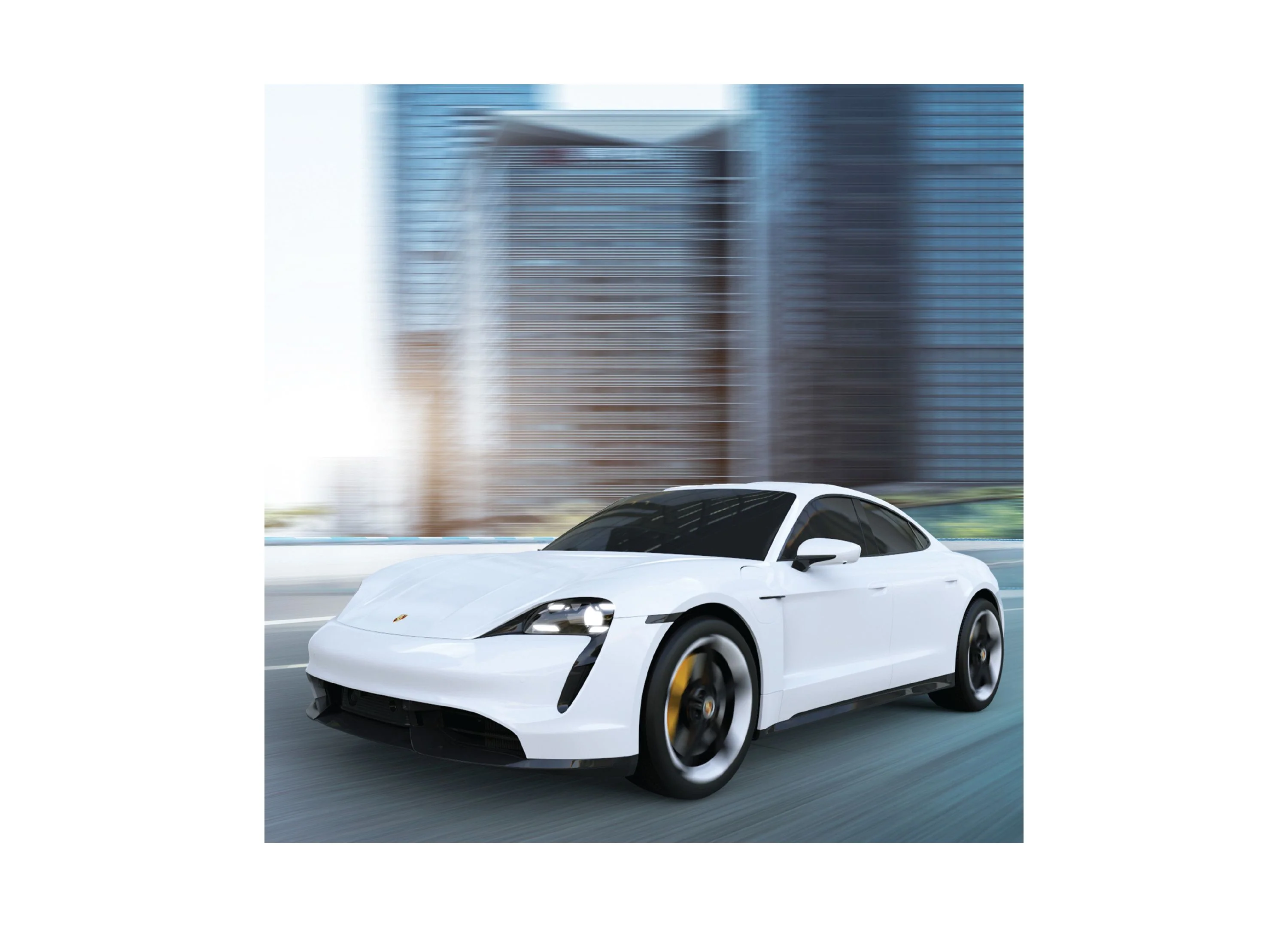 Sharper Image Porsche Taycan Turbo S 1:20 Scale Remote Control Electric Car - Image 3