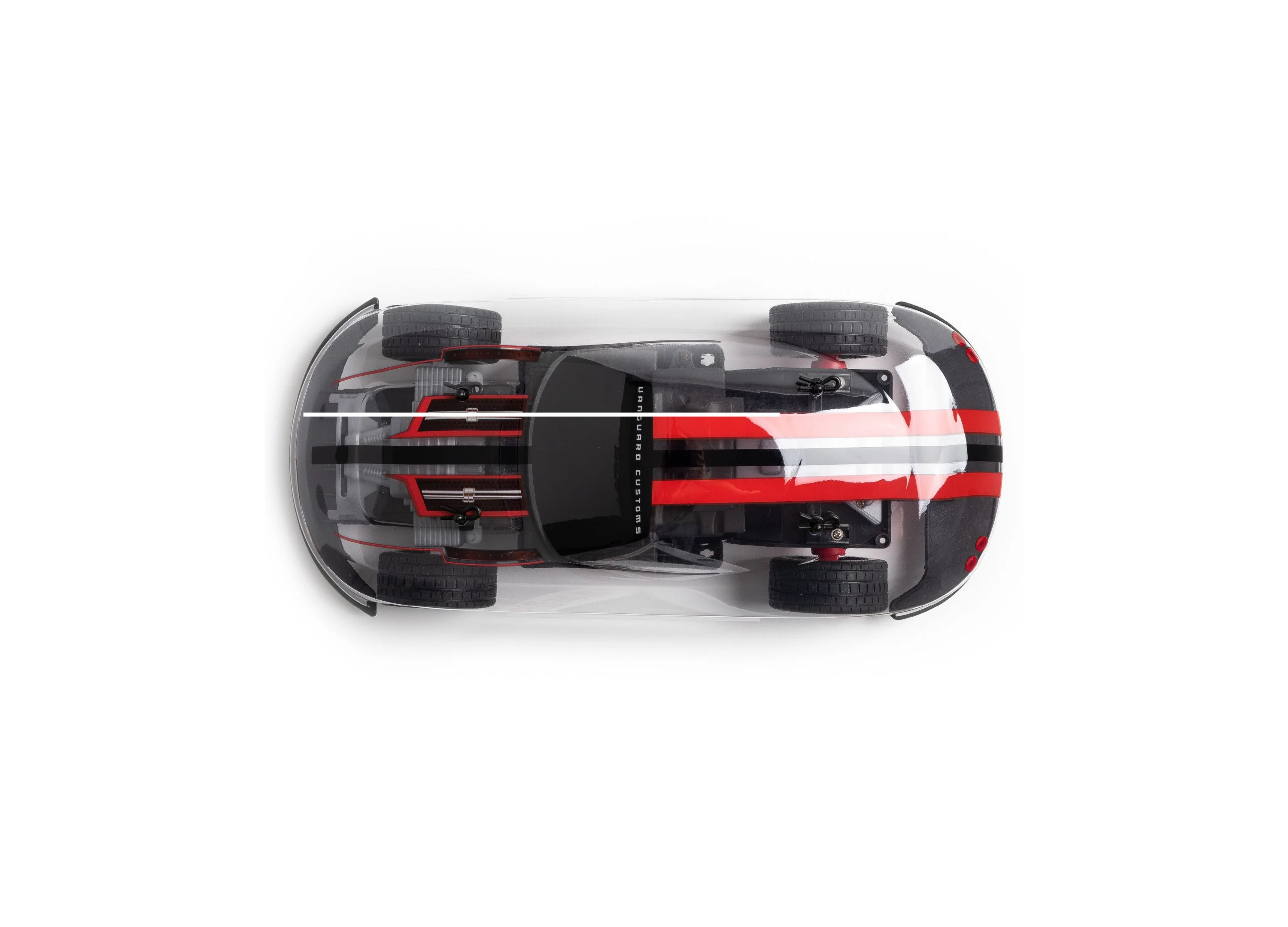 Sharper Image RC LED Lightning Thrasher - 2.4 GHz Wireless Control Race Car Toy - Image 2