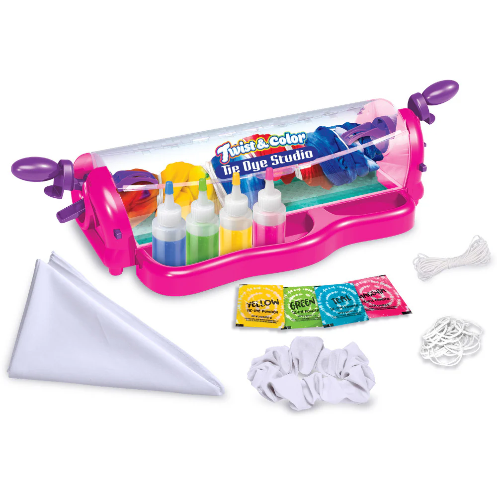 Cra-Z-Art Shimmer 'N Sparkle Twist & Color Tie Dye Studio DIY Kit - Image 3