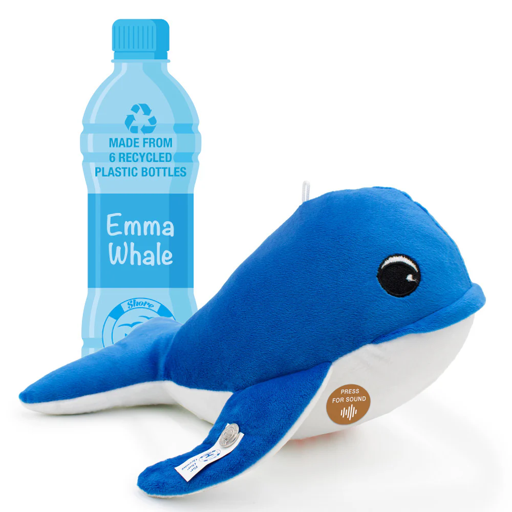 Shore Buddies Emma The Whale 12 inch Interactive Plush Toy with Sounds - Image 3