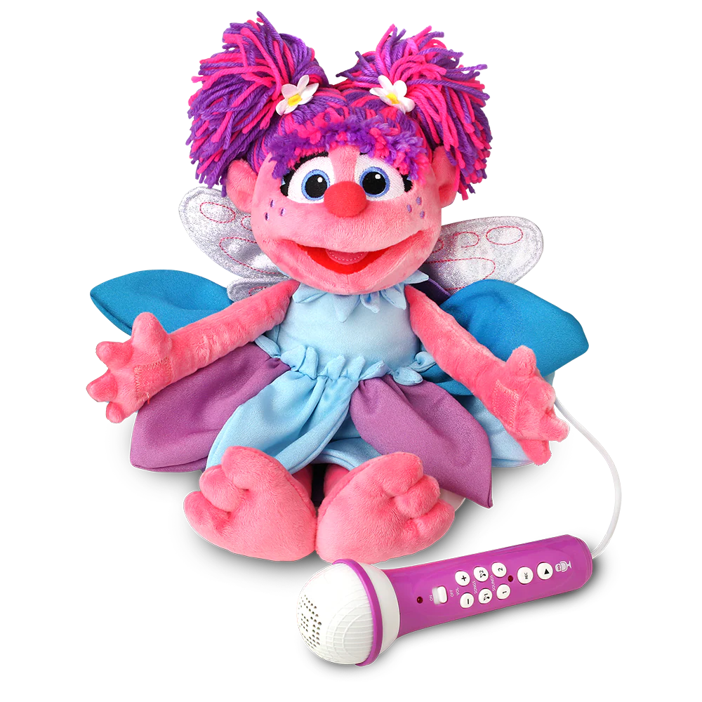 Singing Machine Sesame Street Karaoke Plush with built-in mic, Abby Cadabby - Image 2