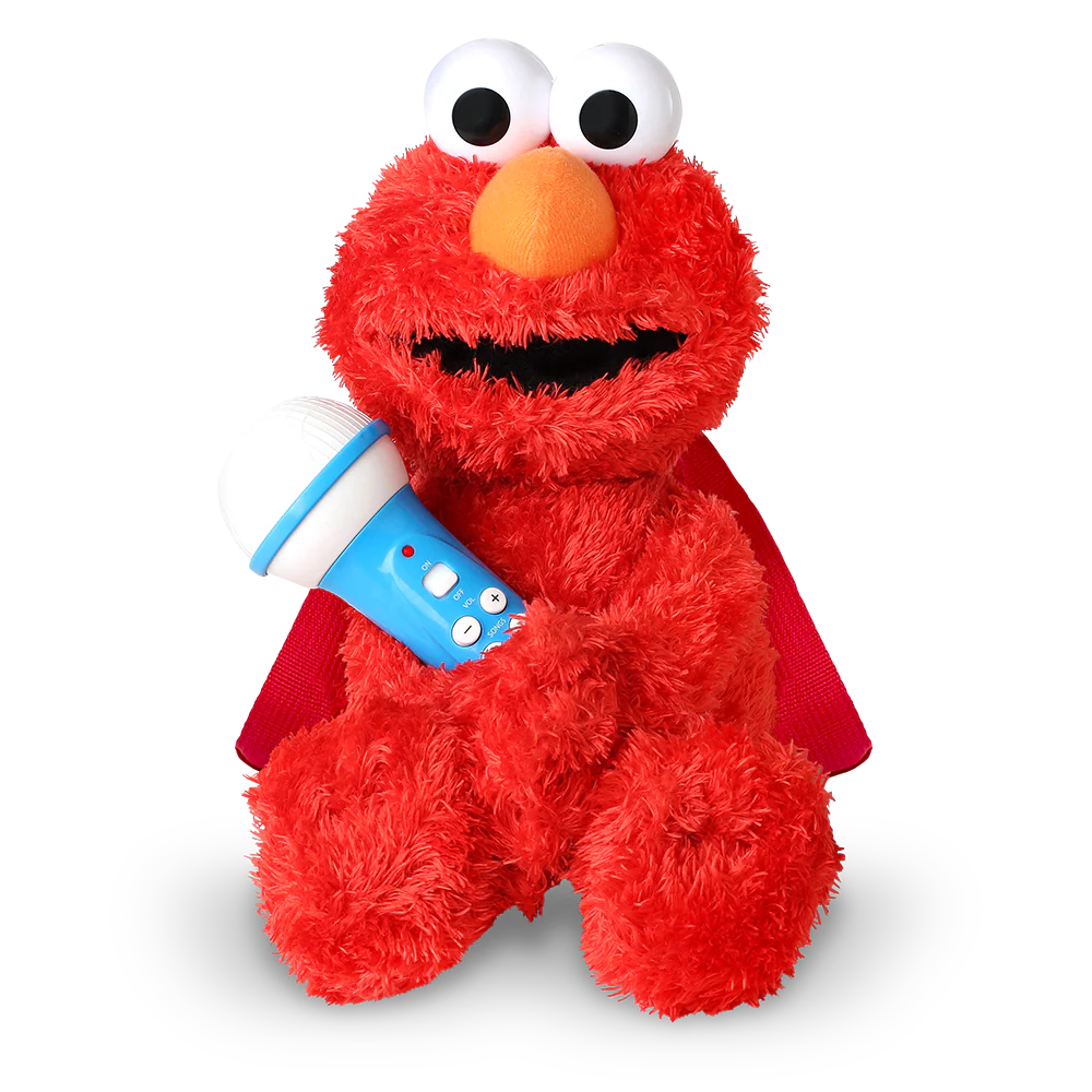 Singing Machine Sesame Street Karaoke Plush with built-in mic, Elmo