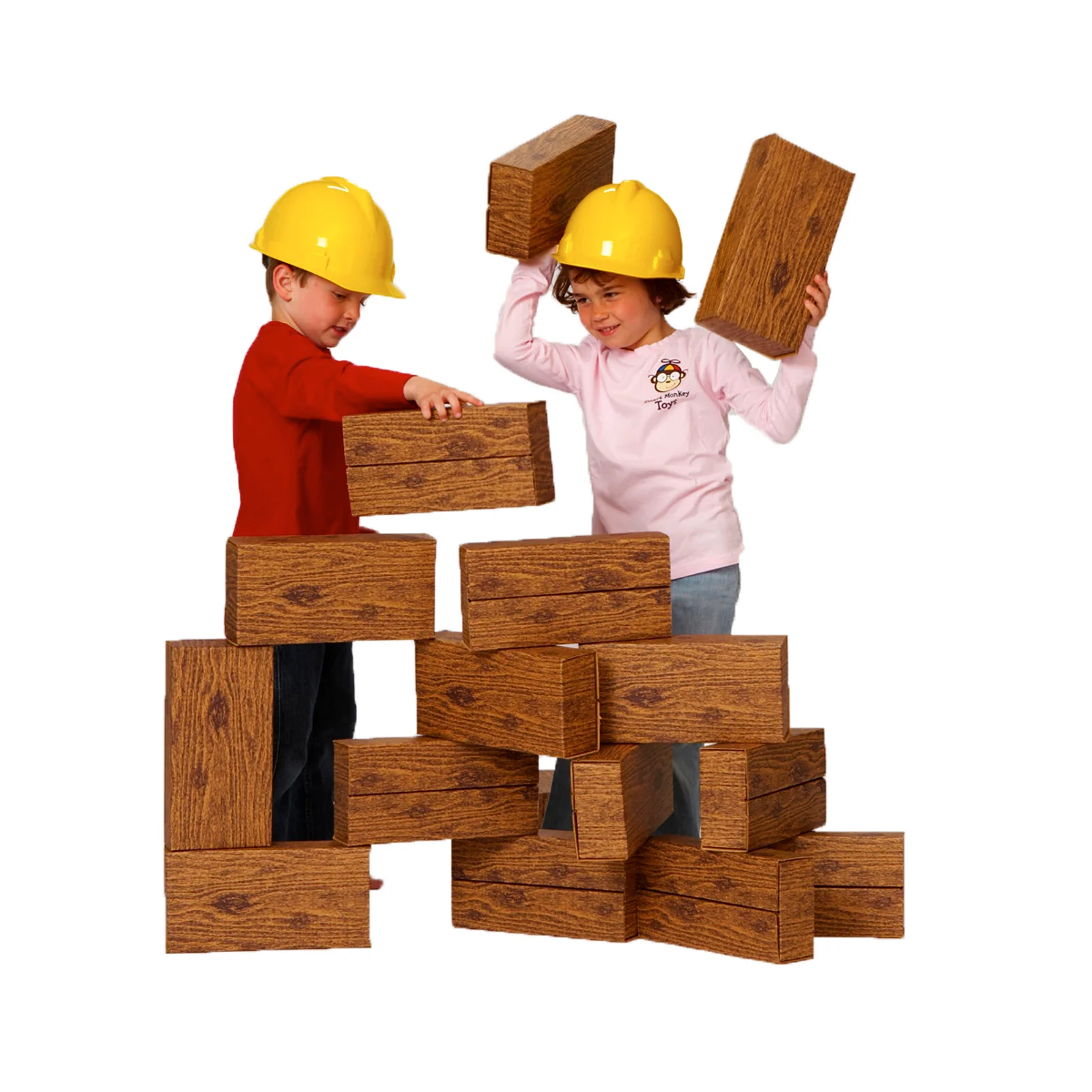 Smart Monkey Toys ImagiBRICKS 24-Piece Giant Building Block Set - Image 2
